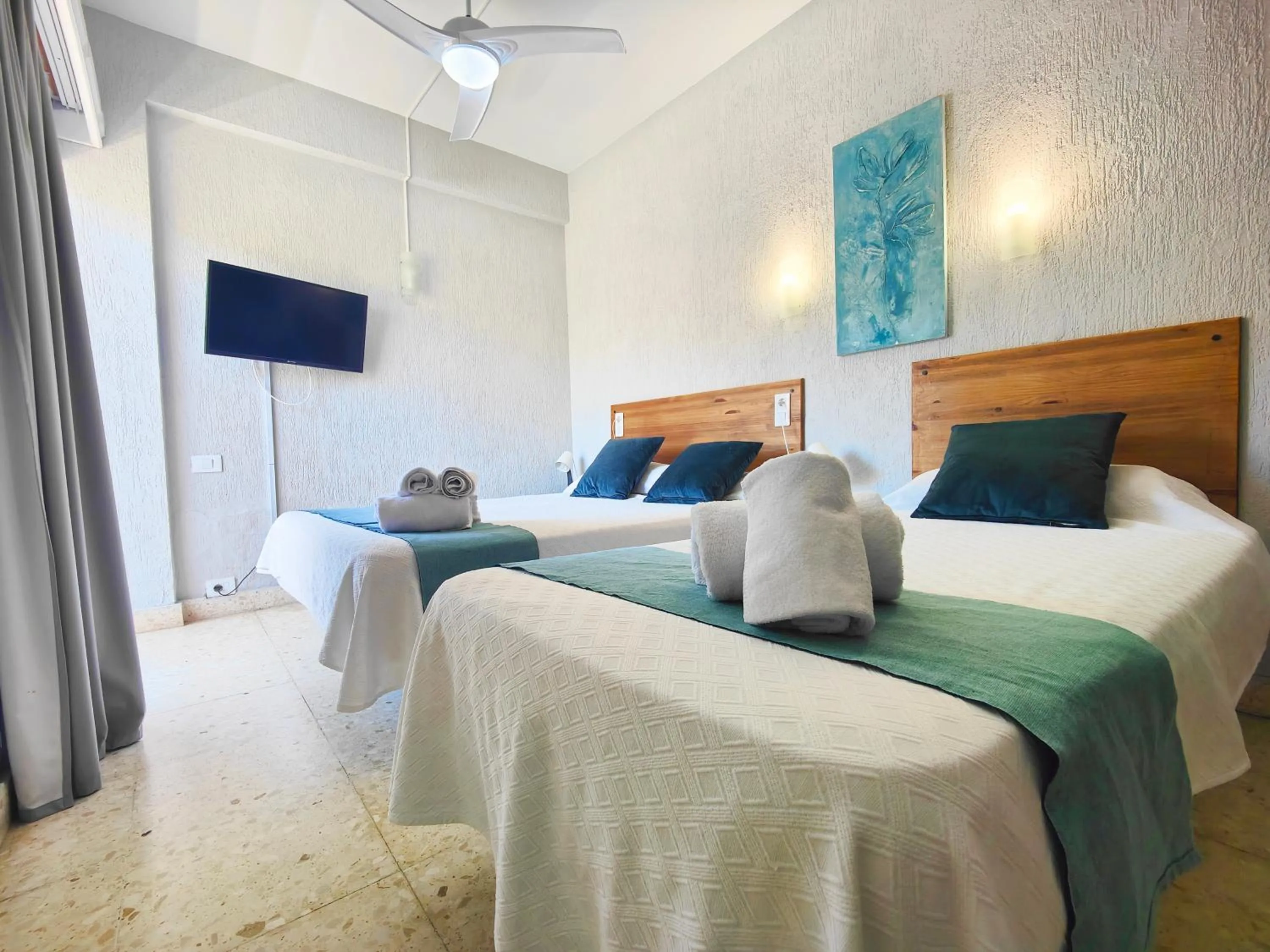 Bed in Hotel Don Cándido