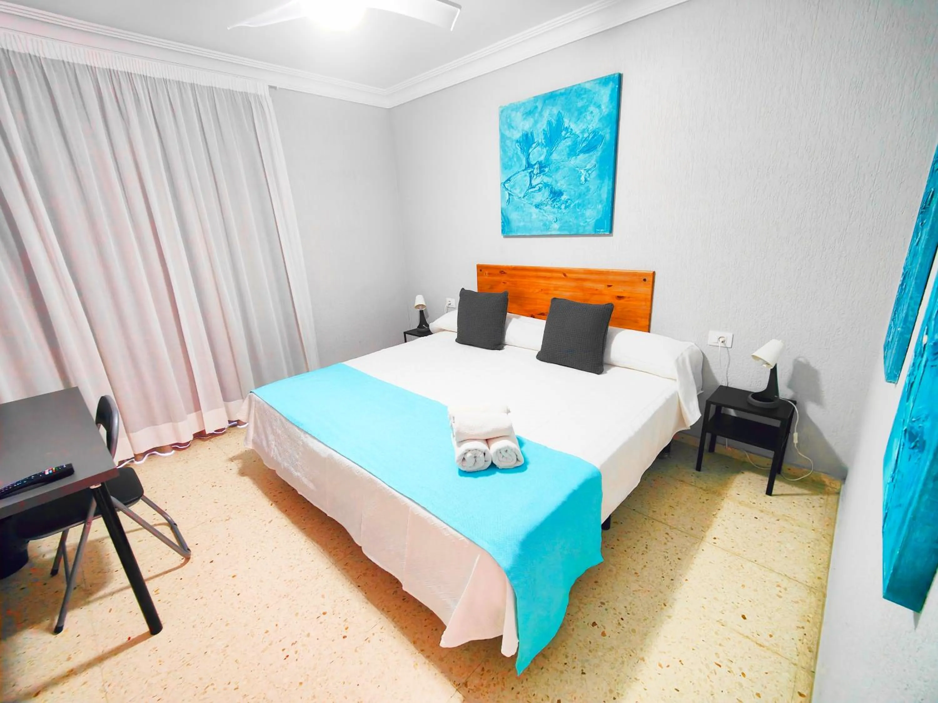 Bed in Hotel Don Cándido