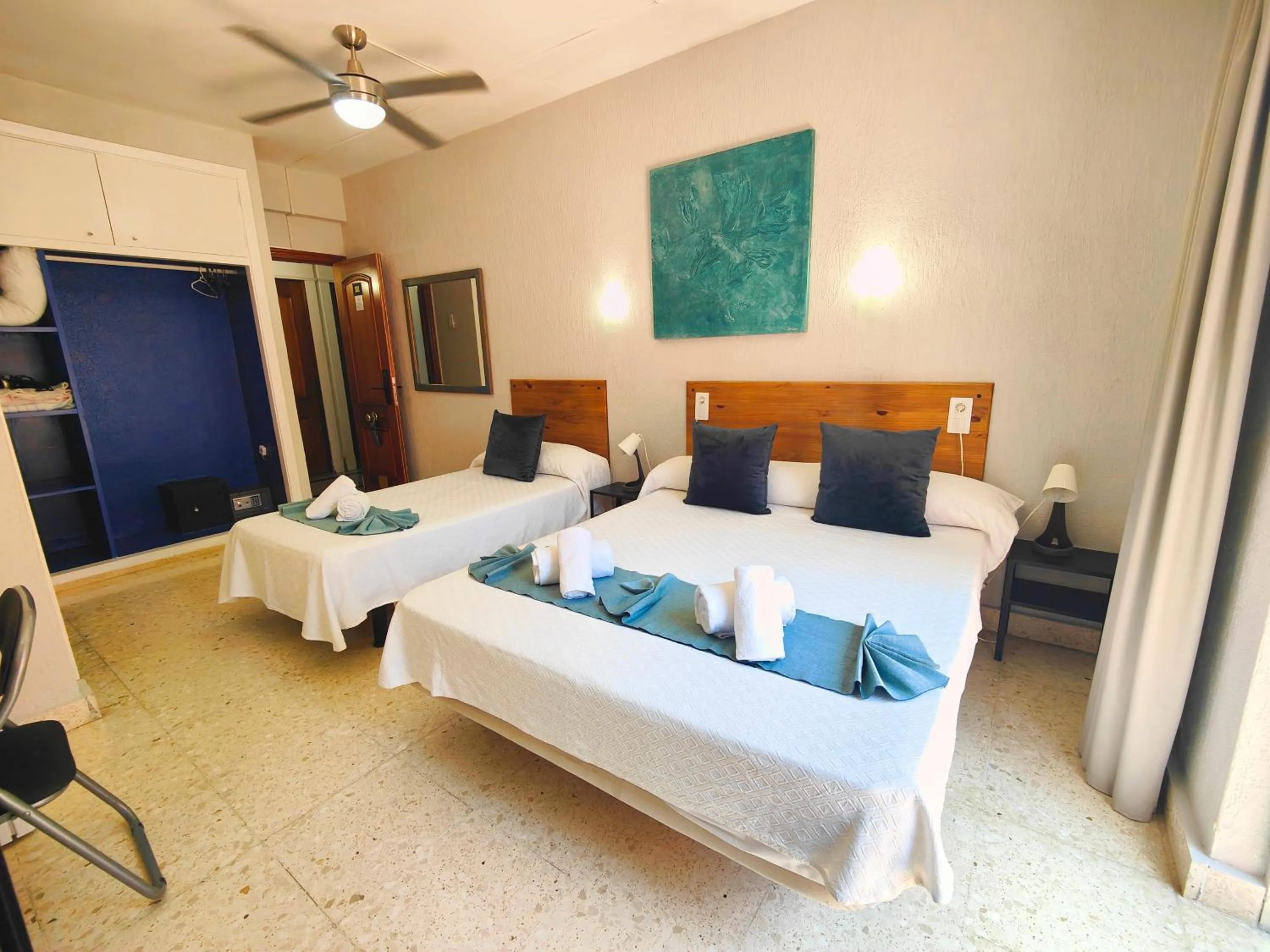 Bed in Hotel Don Cándido