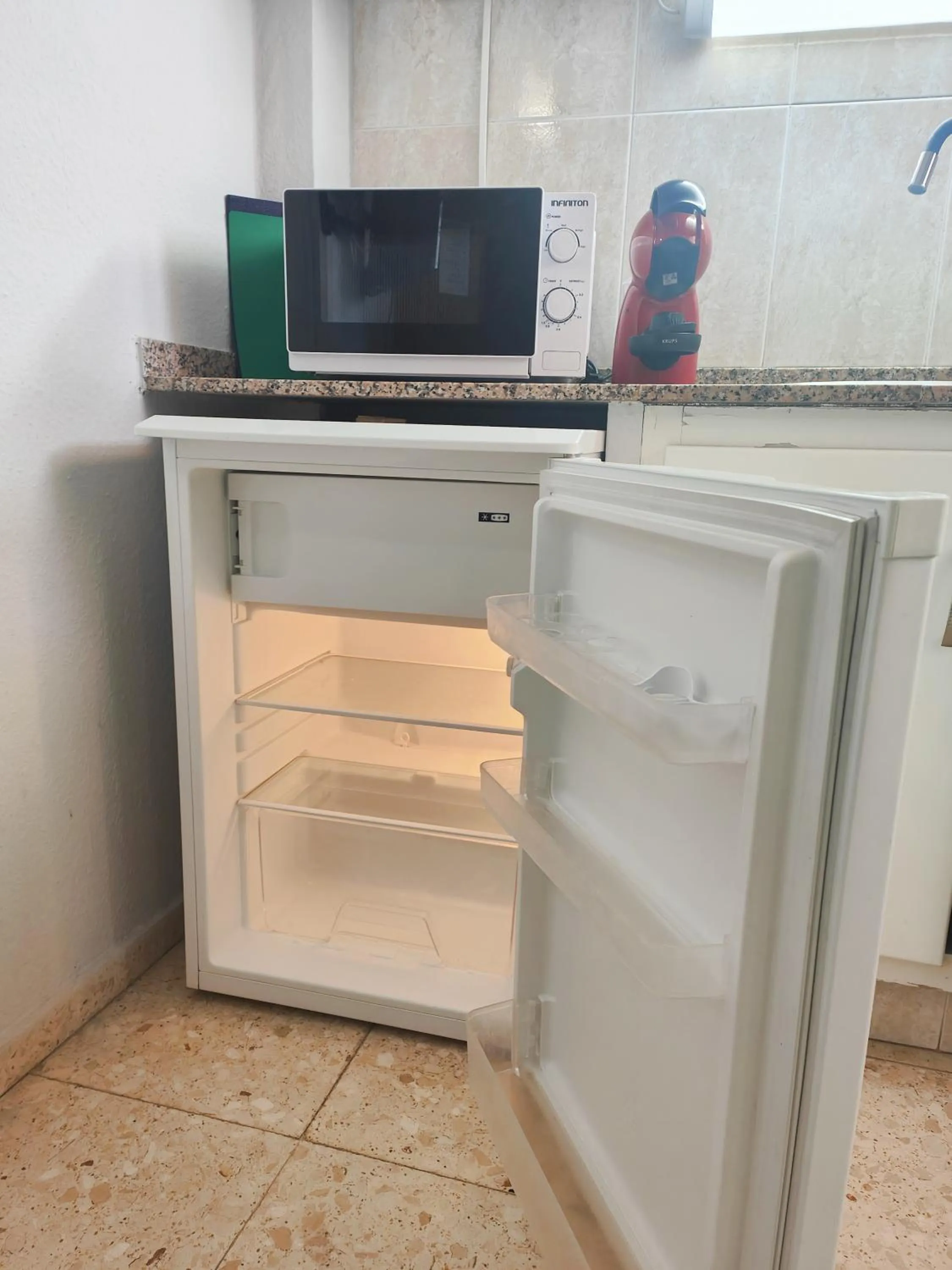 Kitchen or kitchenette in Hotel Don Cándido