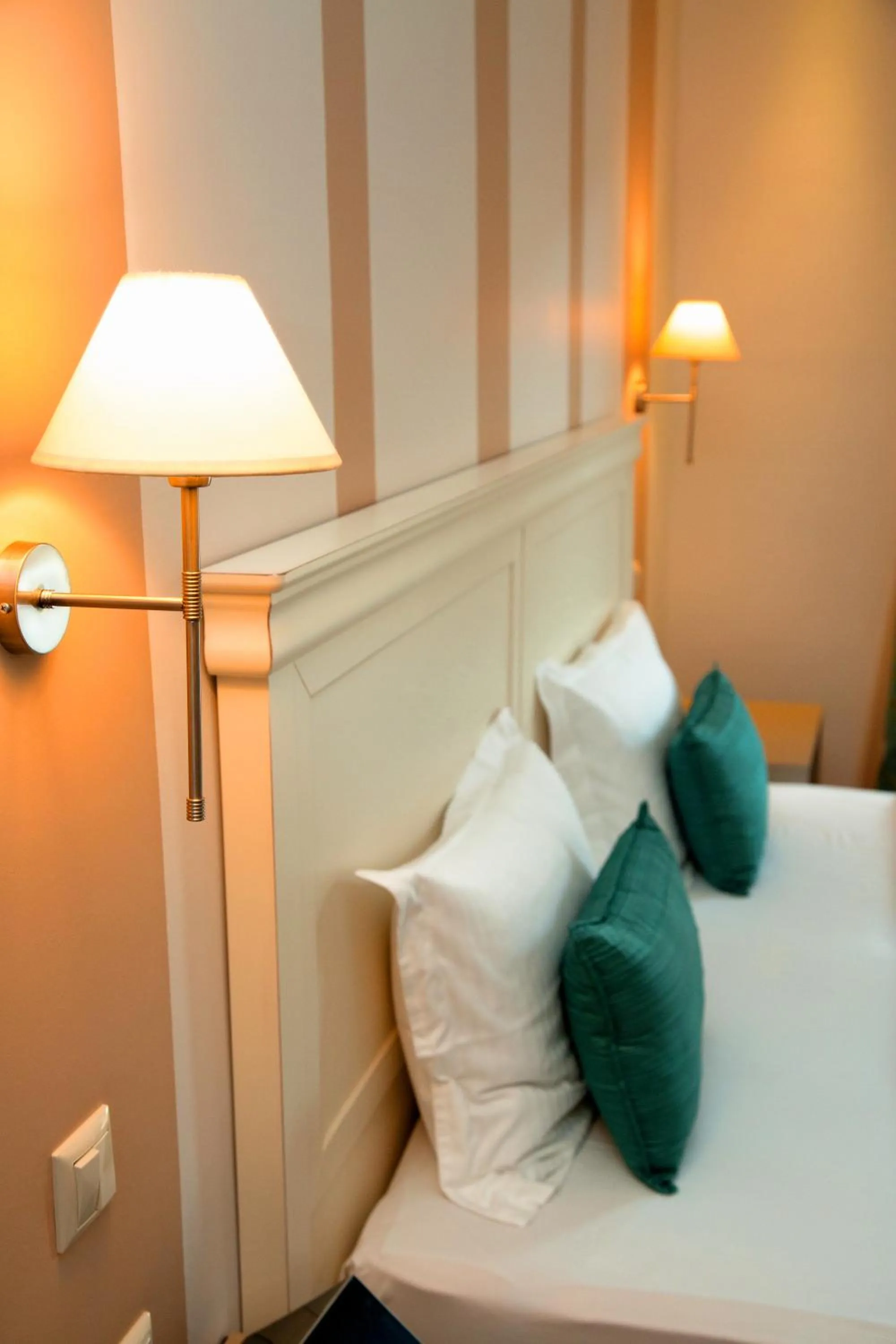 Decorative detail, Bed in Enastron View Hotel