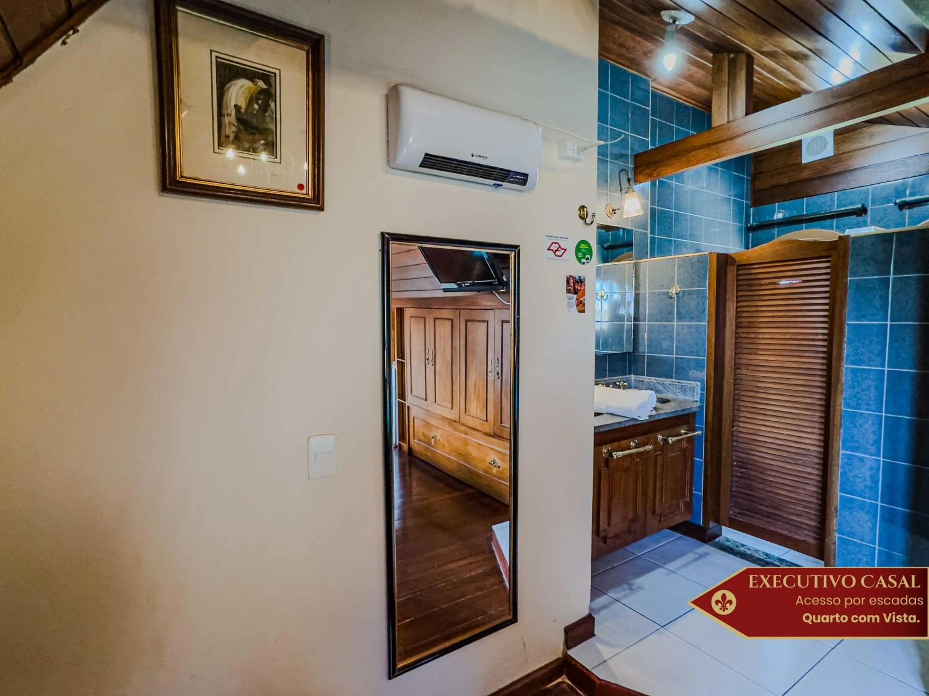 Bedroom in Hotel Castelo Nacional Inn Campos do Jordão