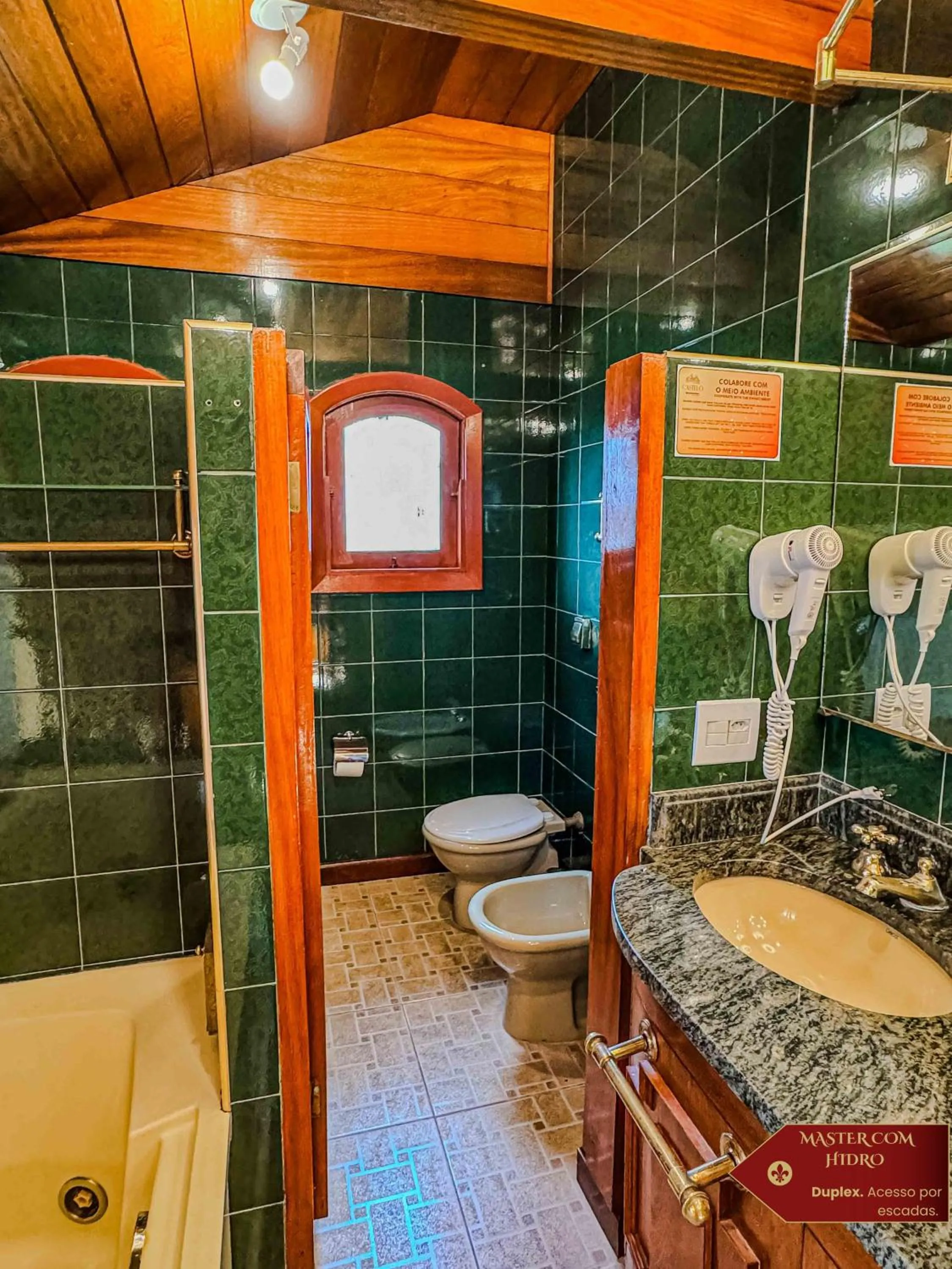Bathroom in Hotel Castelo Nacional Inn Campos do Jordão