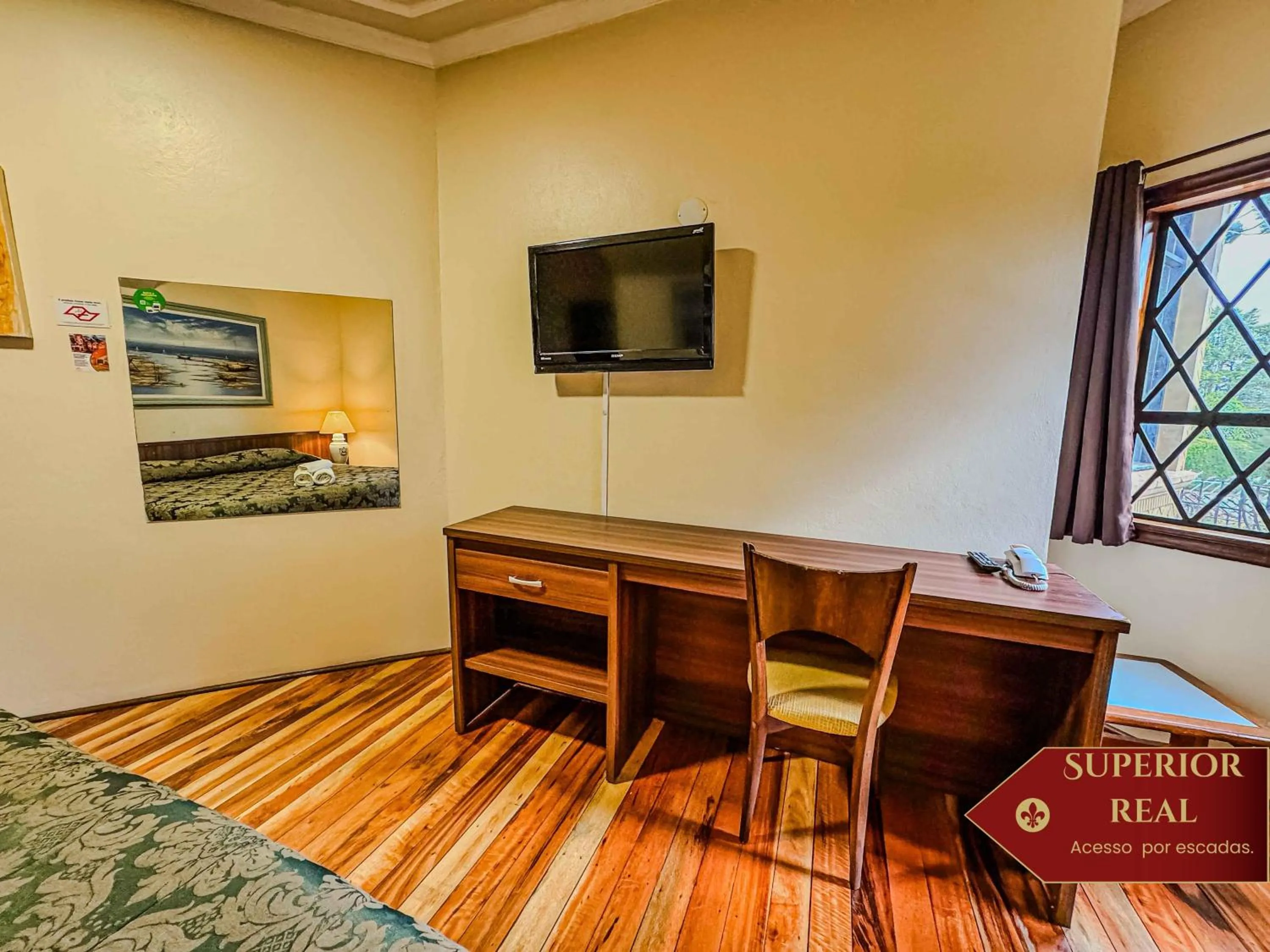 Bedroom in Hotel Castelo Nacional Inn Campos do Jordão