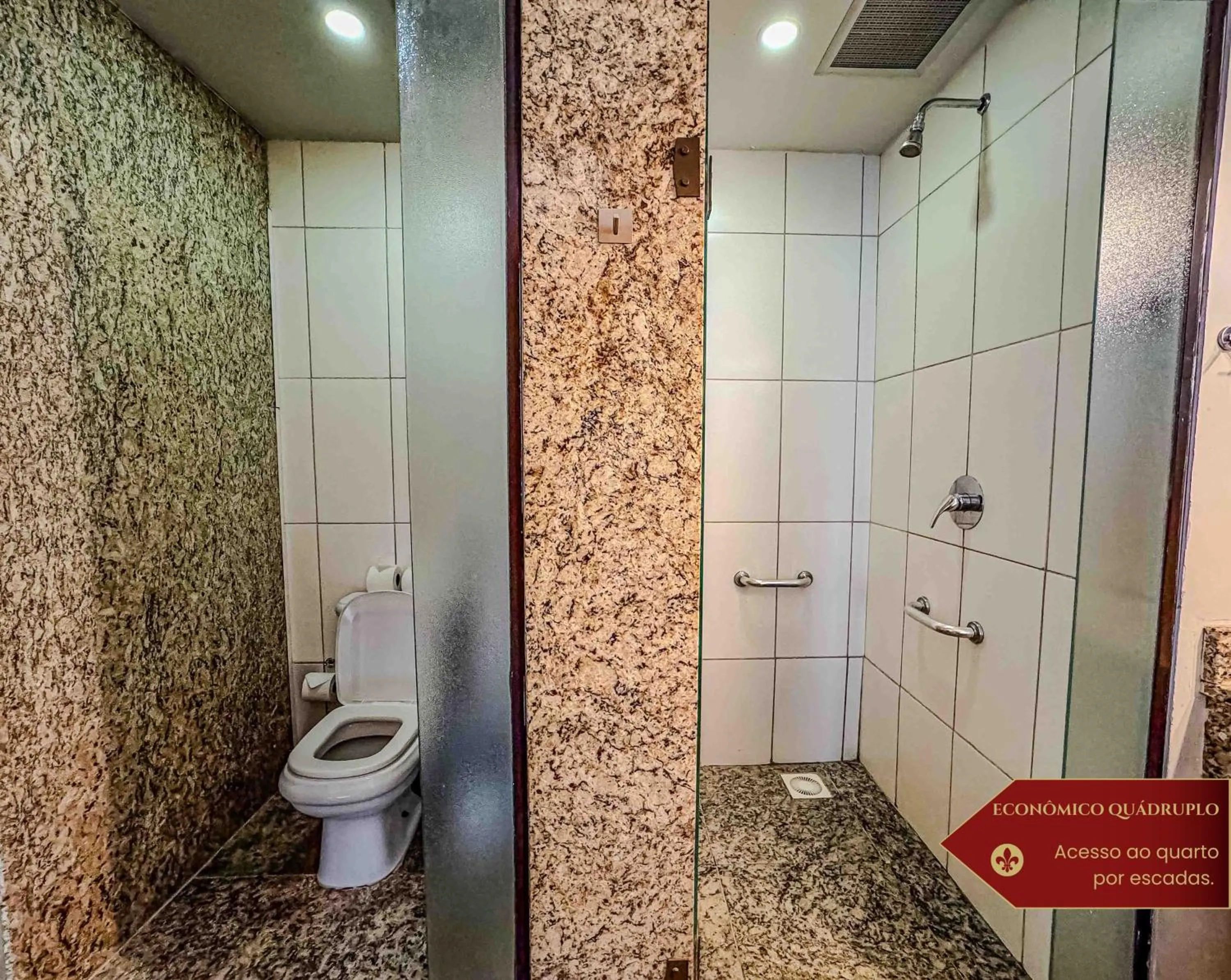 Bathroom in Hotel Castelo Nacional Inn Campos do Jordão