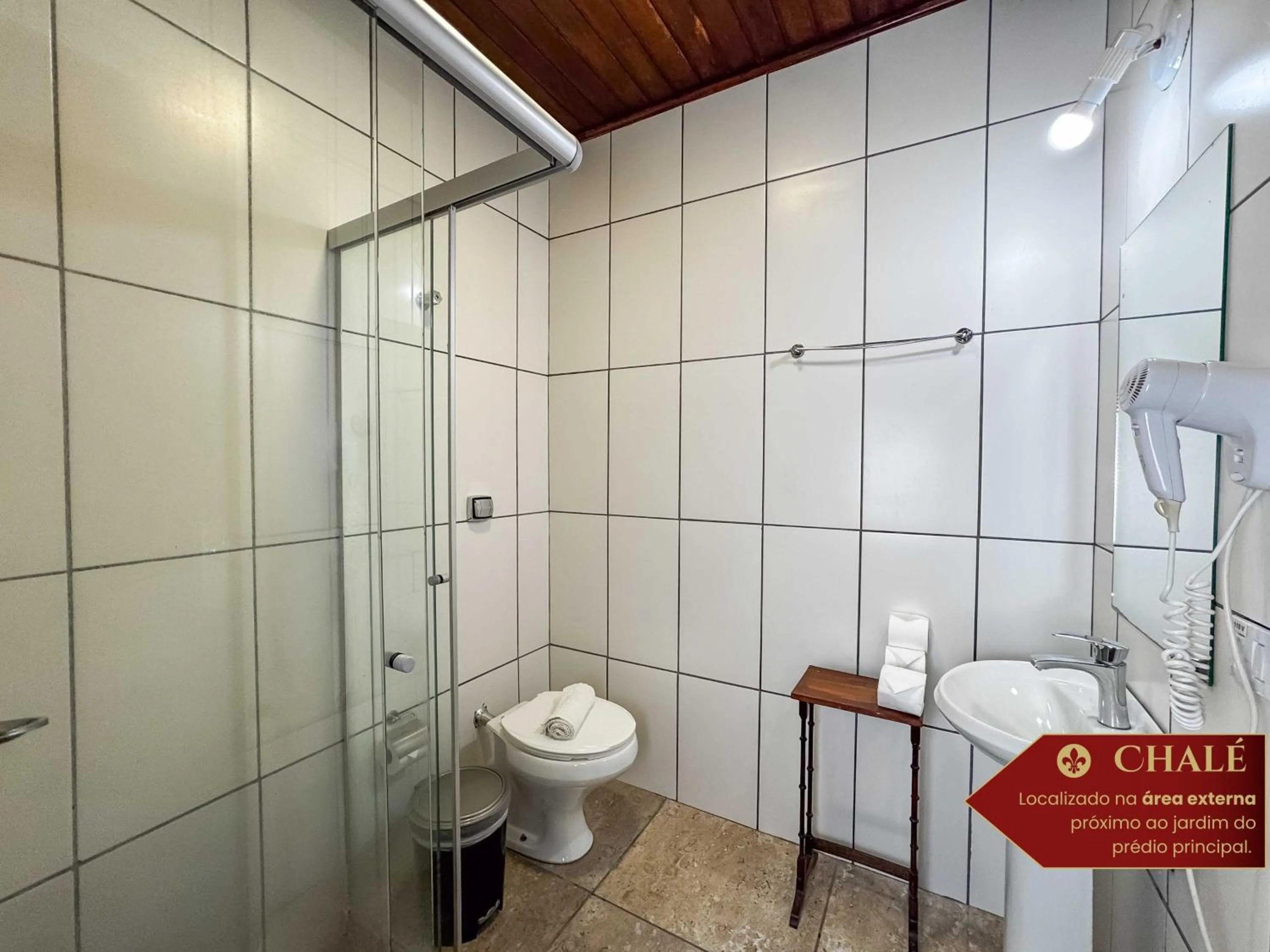 Bathroom in Hotel Castelo Nacional Inn Campos do Jordão