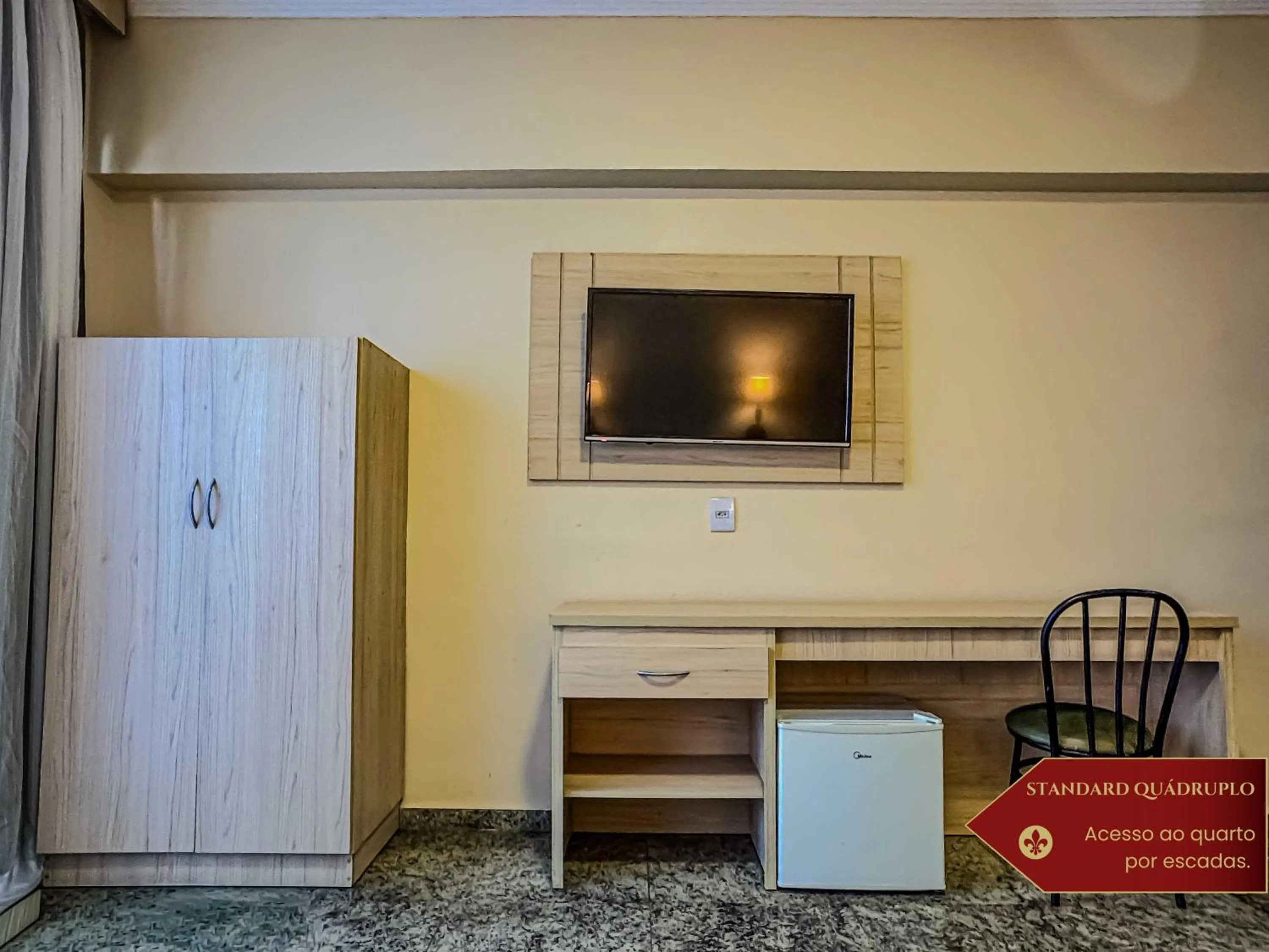 Bedroom in Hotel Castelo Nacional Inn Campos do Jordão