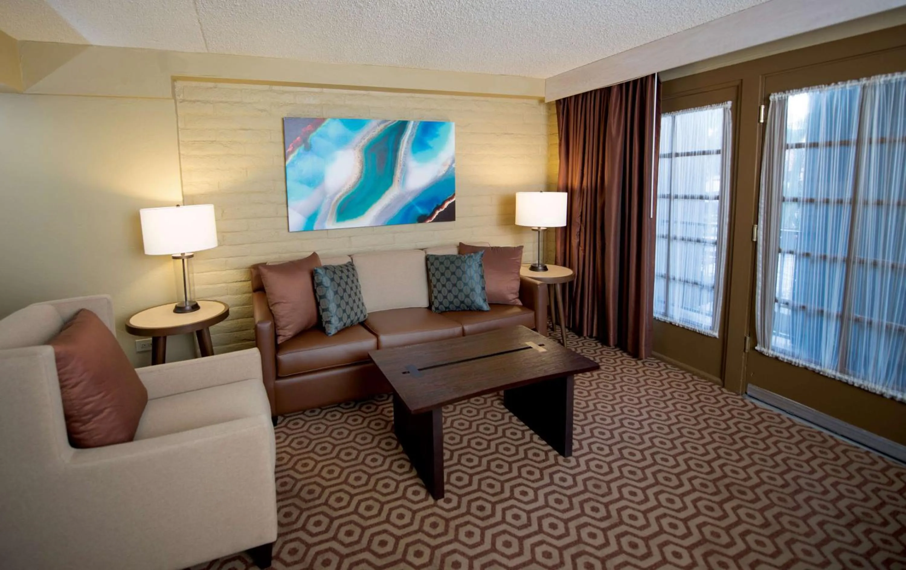 Living room in DoubleTree Suites by Hilton Tucson-Williams Center
