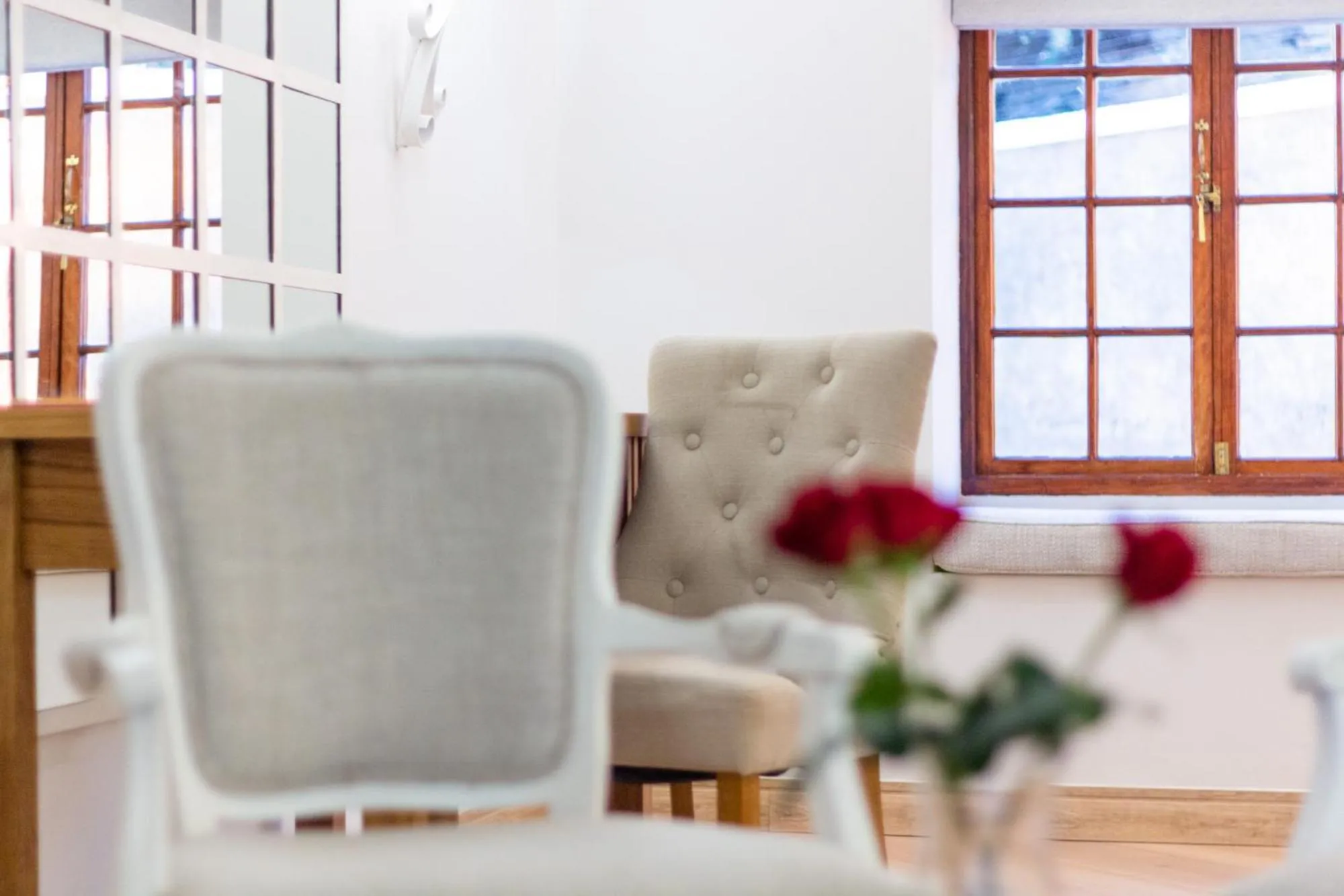 Seating area in Heinitzburg Boutique Hotel