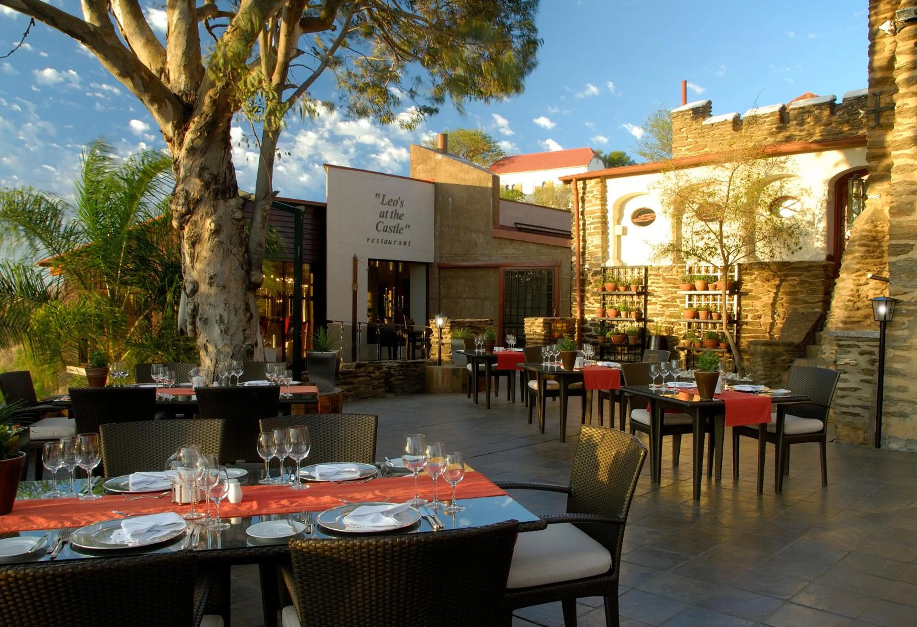 Patio in Heinitzburg Boutique Hotel