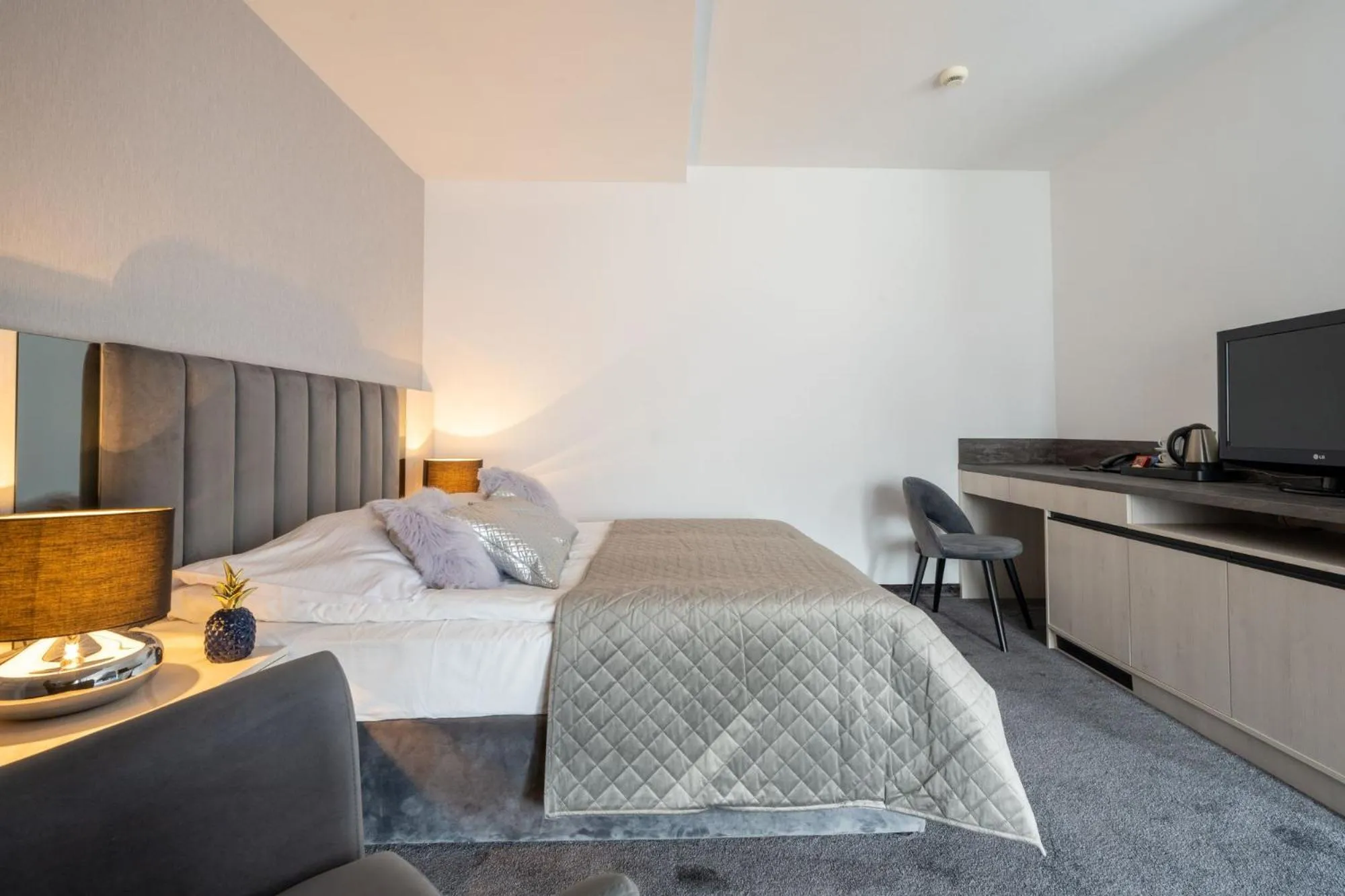 Bed in Sądelski Dwór Medical & SPA