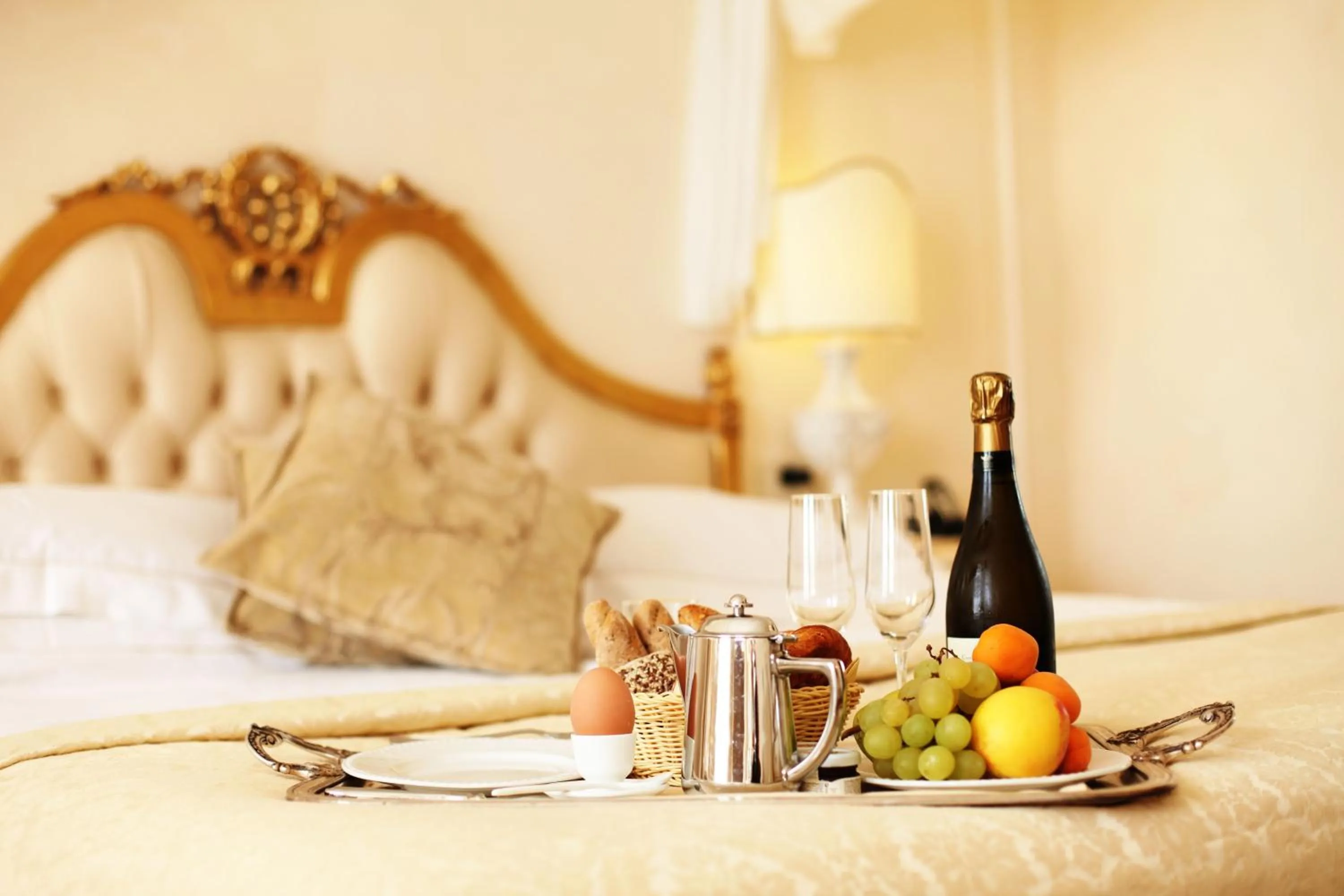 Decorative detail, Bed in Sądelski Dwór Medical & SPA