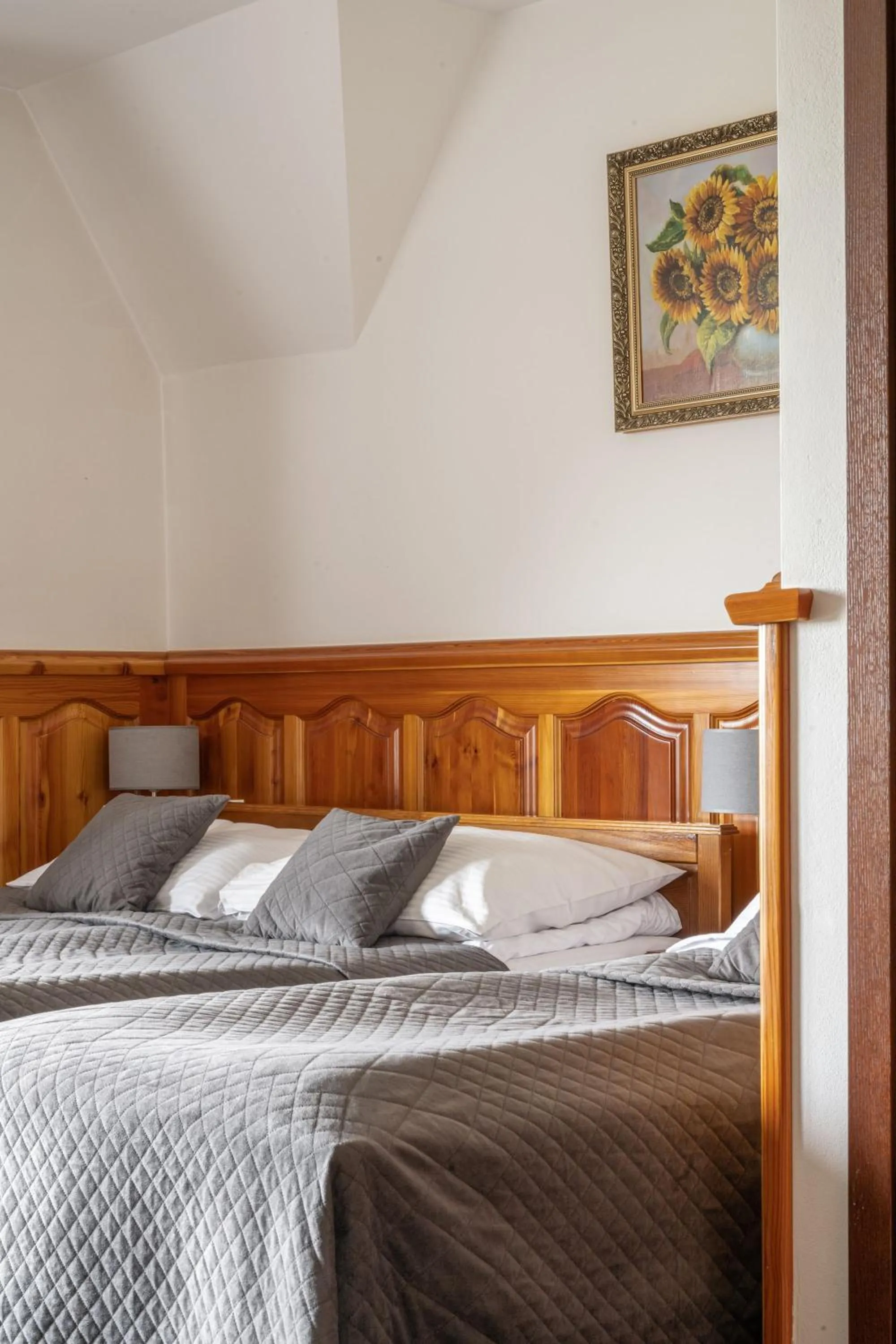 Bed in Sądelski Dwór Medical & SPA