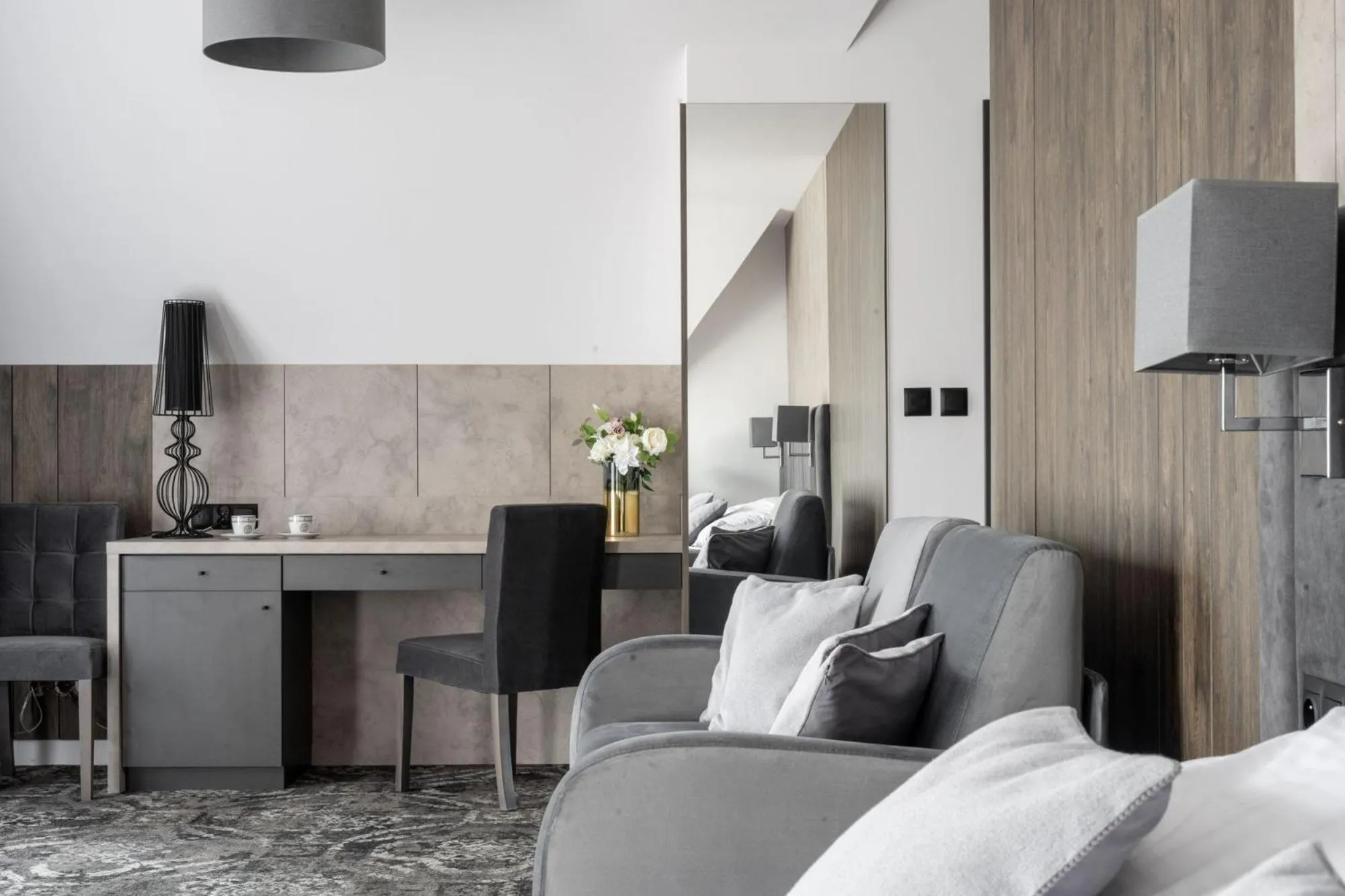 Living room in Sądelski Dwór Medical & SPA