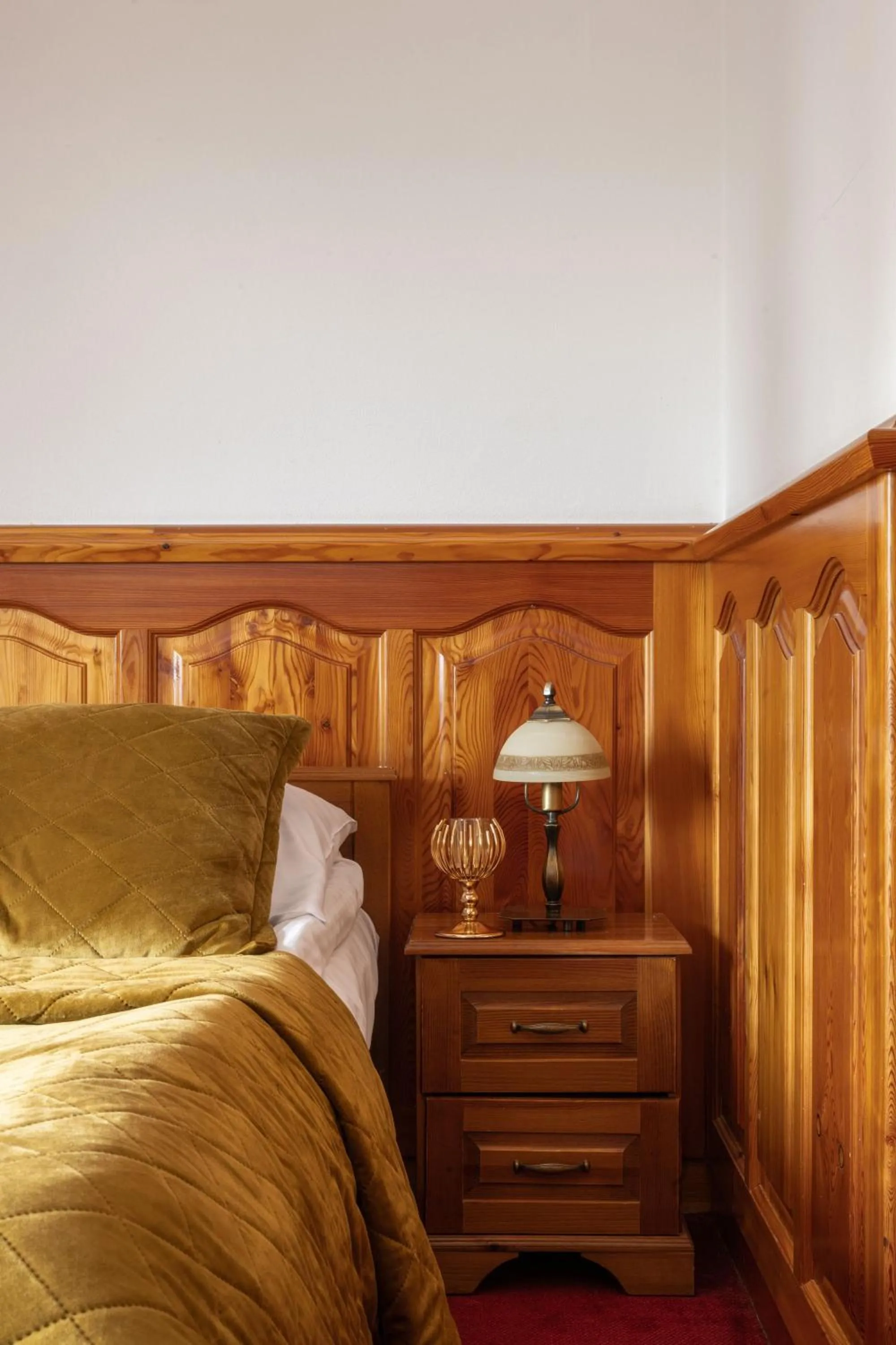 Bed in Sądelski Dwór Medical & SPA