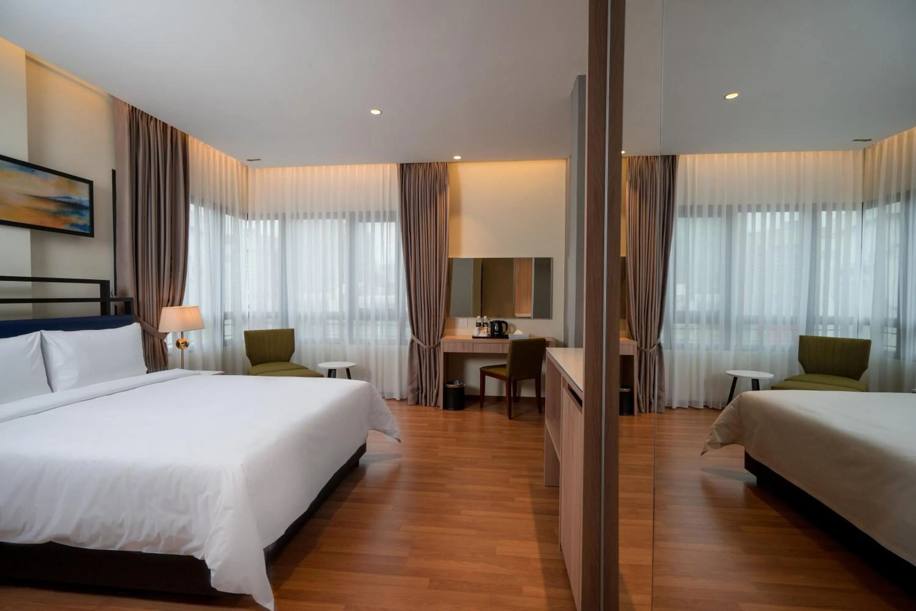 Bed in MPalace Hotel KL