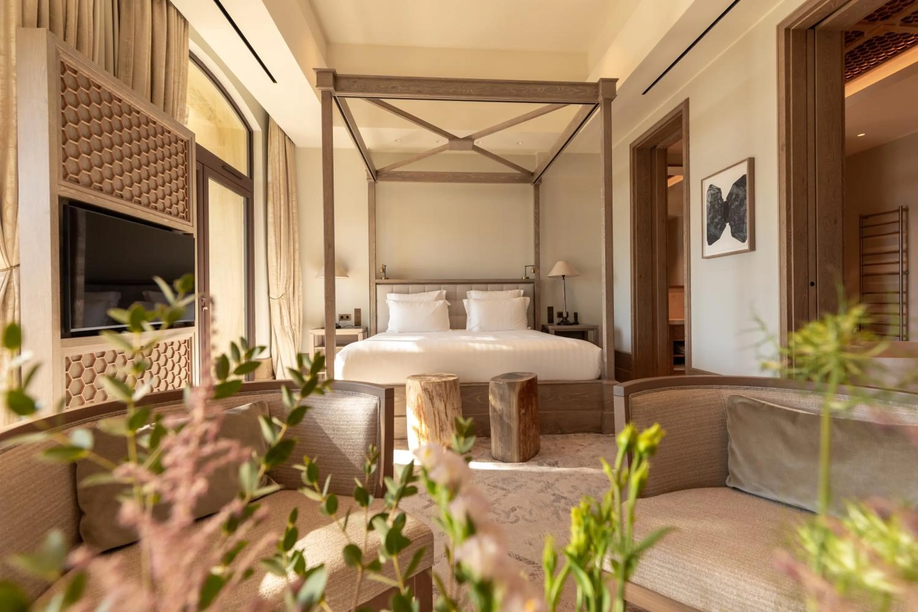 Bed in Coquillade Provence - Relais & Châteaux