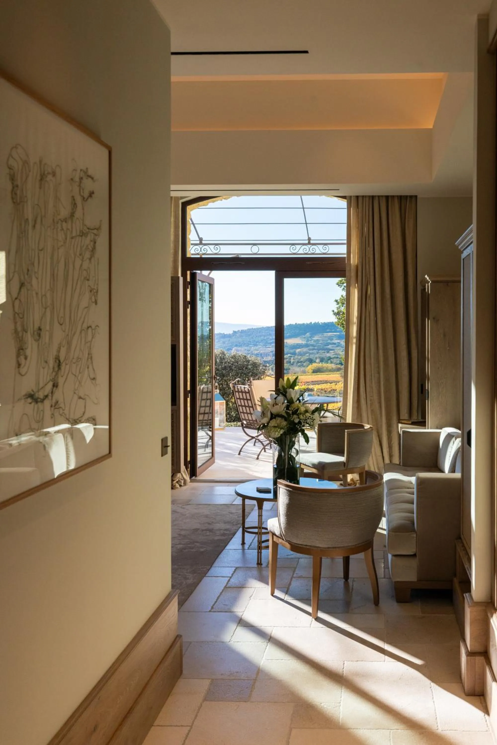 Living room in Coquillade Provence - Relais & Châteaux