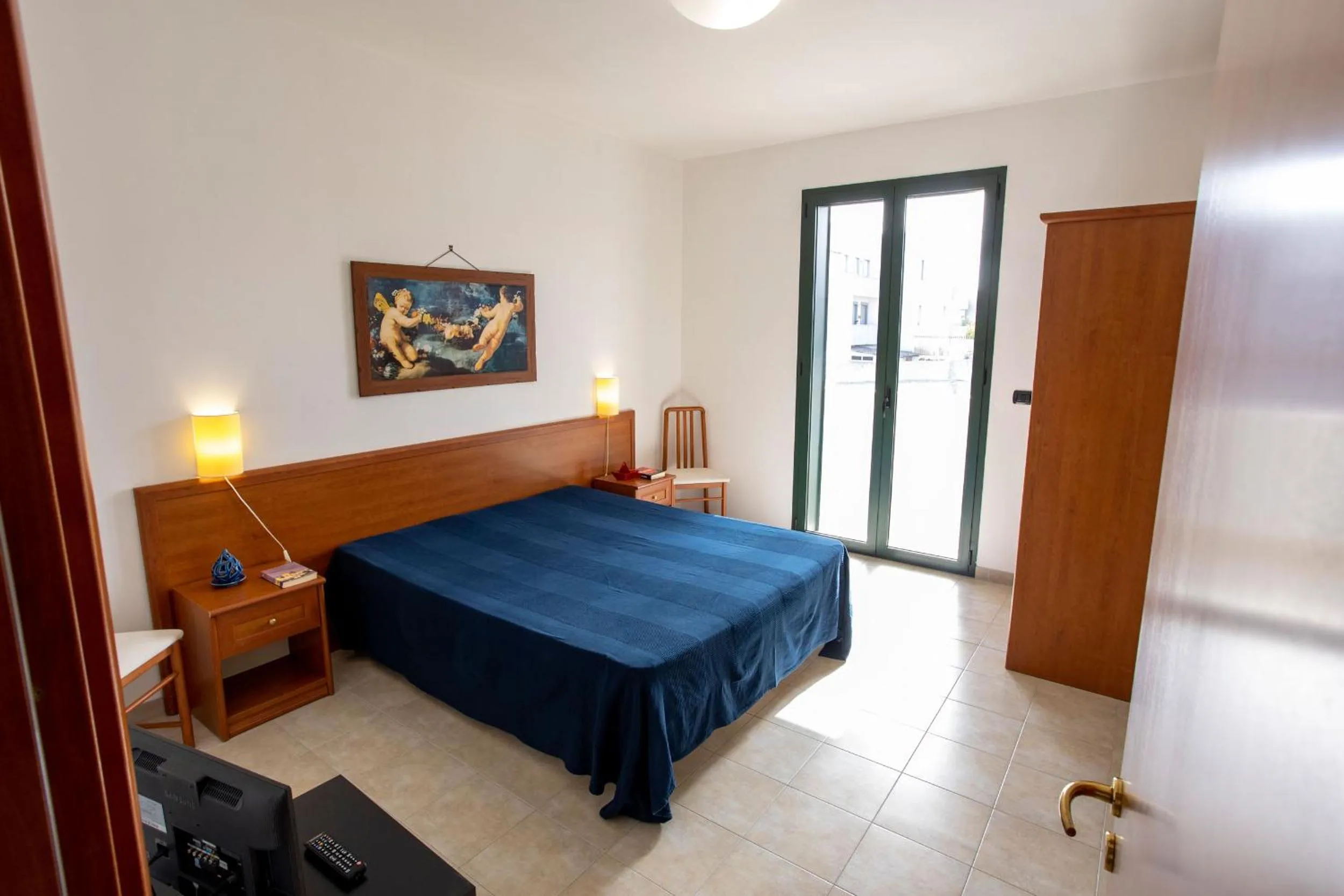 Bedroom, Bed in Villa Altomare