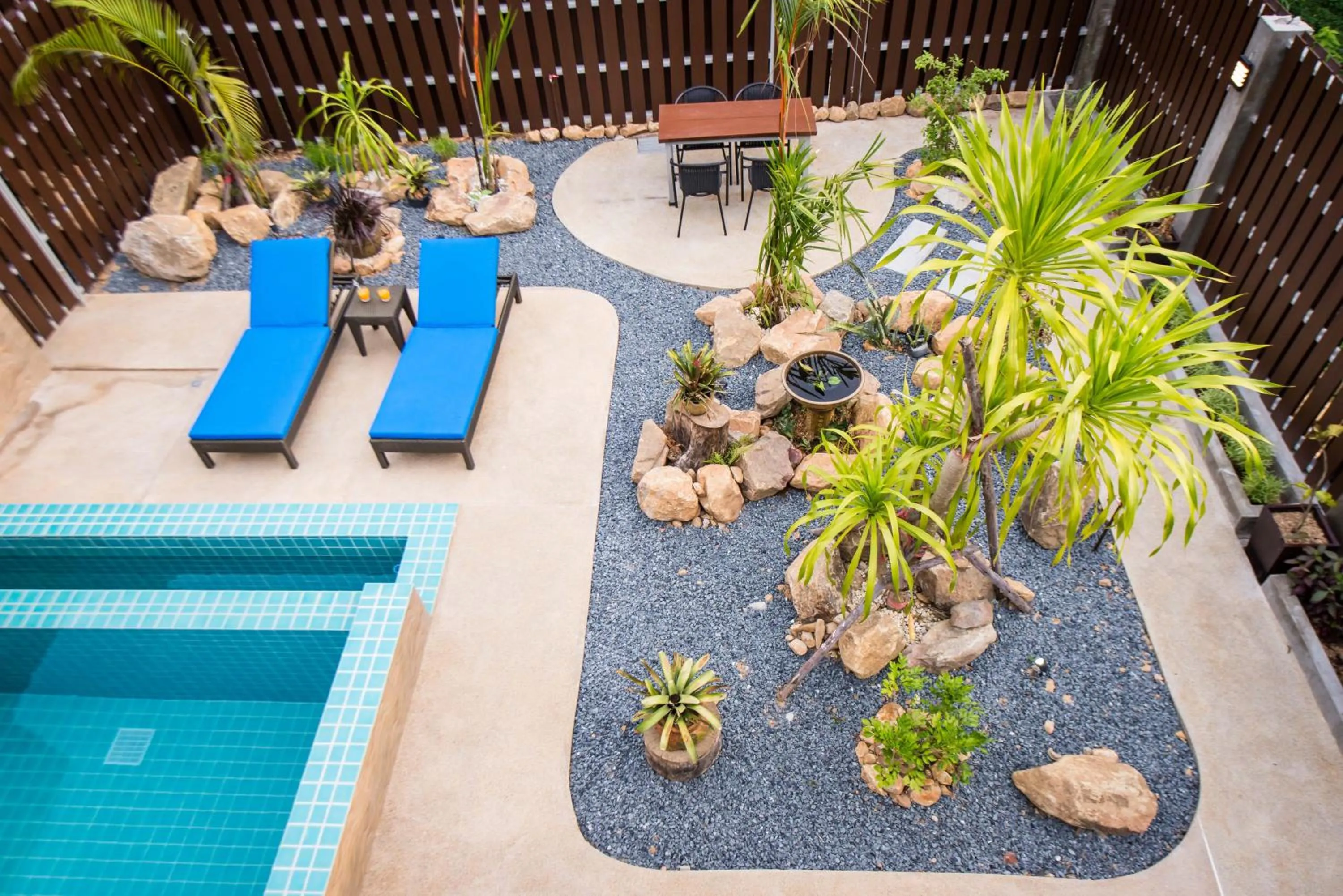 Garden in The Pearl Luxury Pool Villas