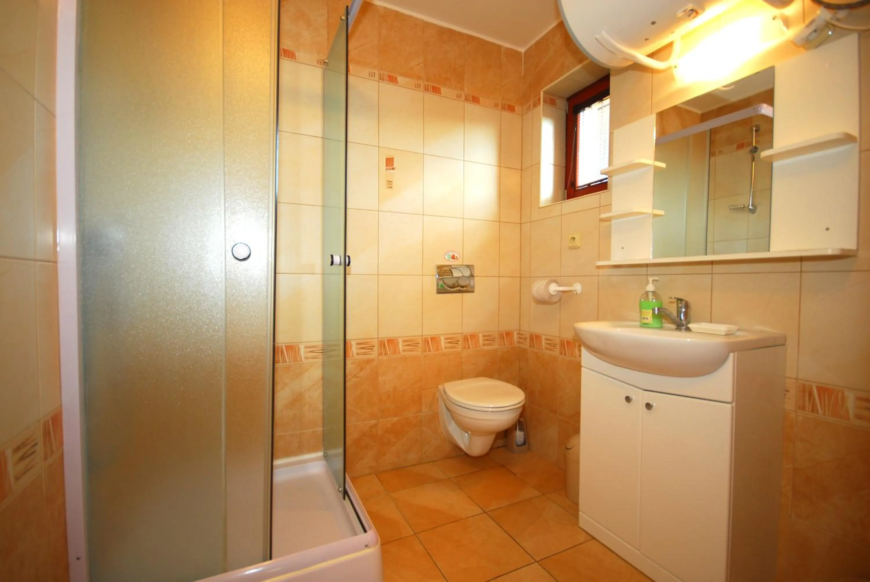Shower in Ada Apartments