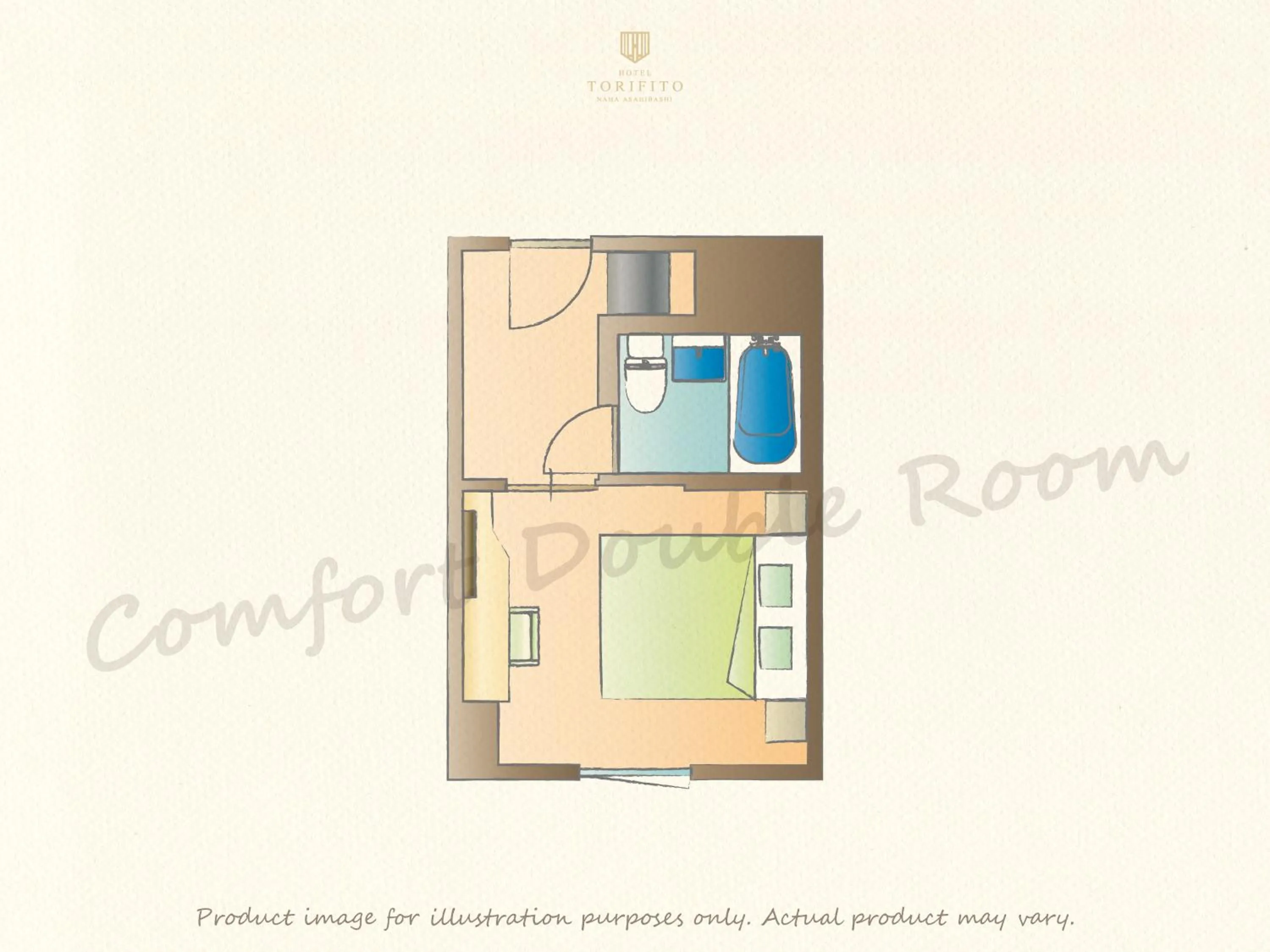 Floor plan in Hotel Torifito Naha Asahibashi