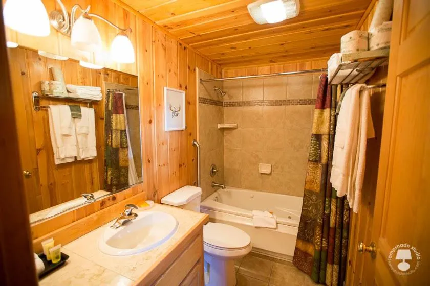 Bathroom in Cabin Creek Inn