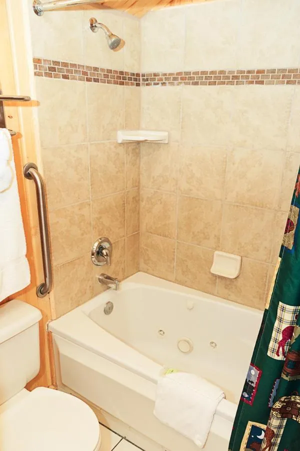 Bathroom in Cabin Creek Inn