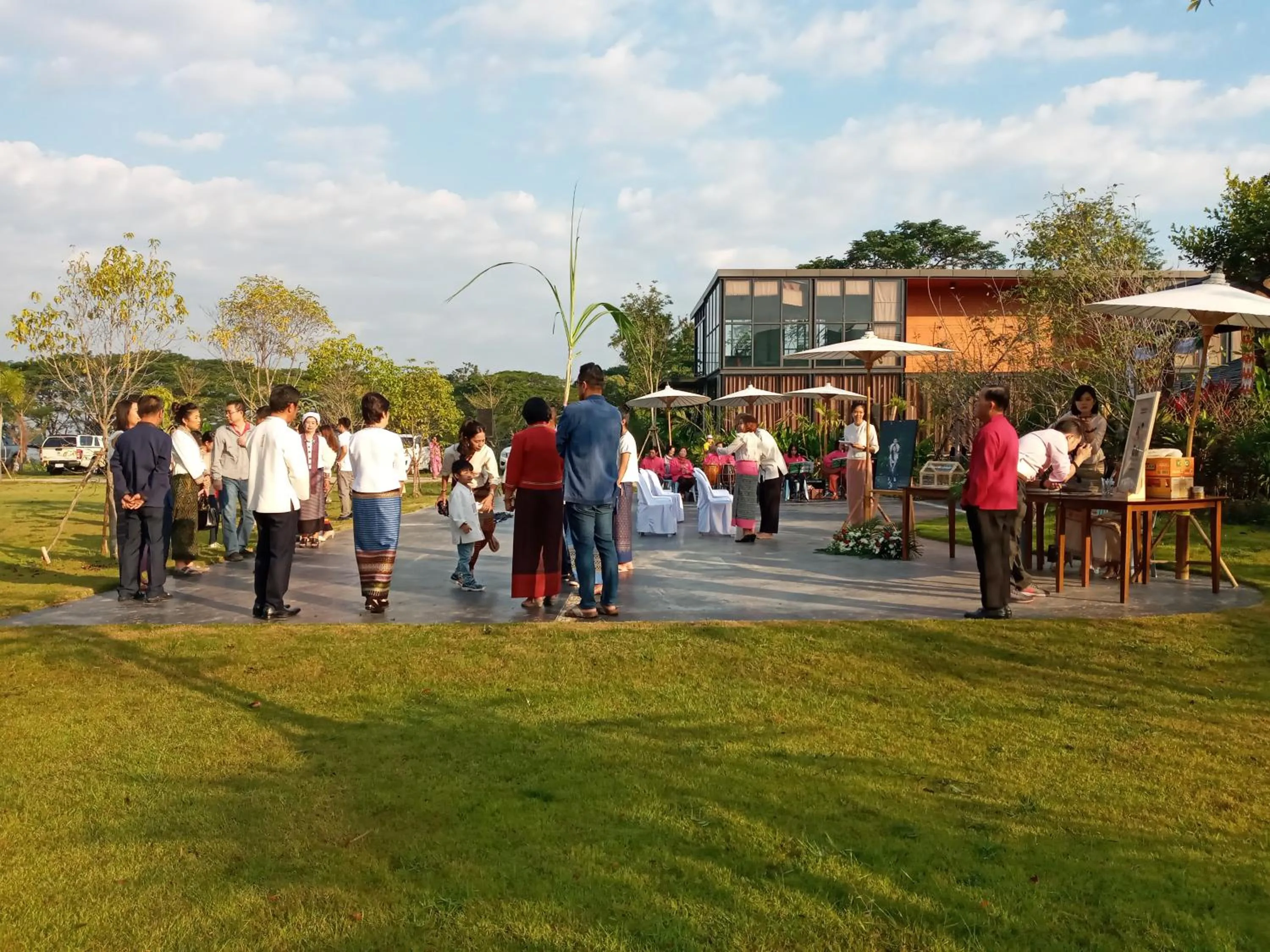 group of guests in Naga Tara Boutique Resort