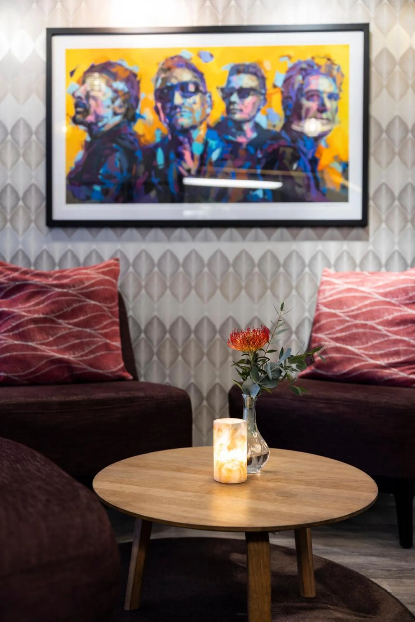 Seating area in Good Morning Västerås