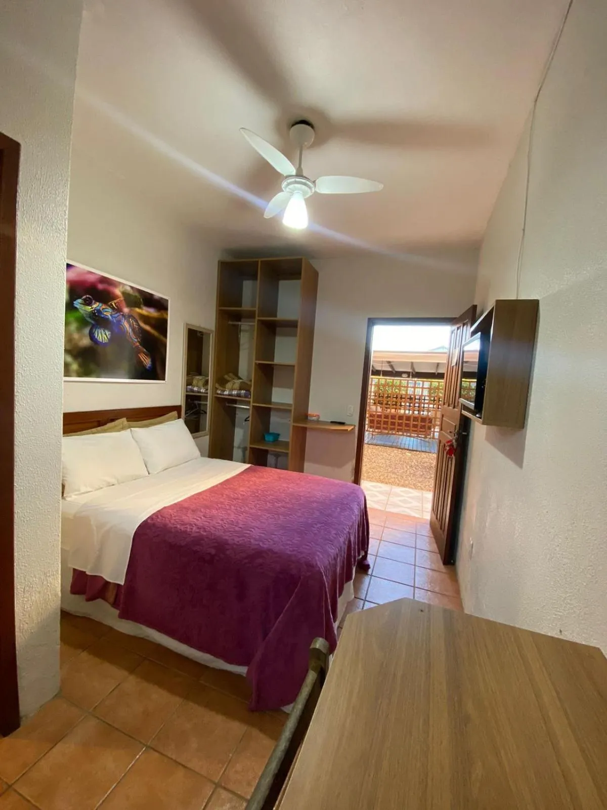 Bed in Pousada Água da Fonte