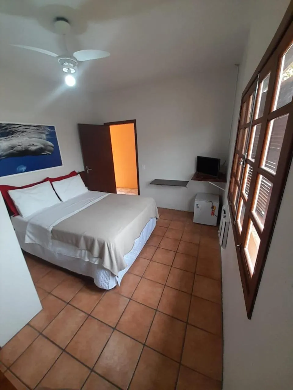 Bed in Pousada Água da Fonte