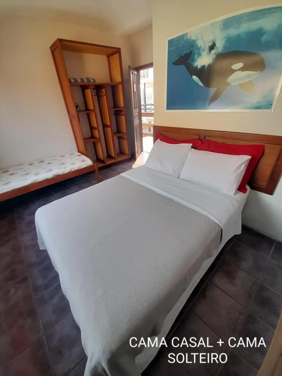 Bed in Pousada Água da Fonte