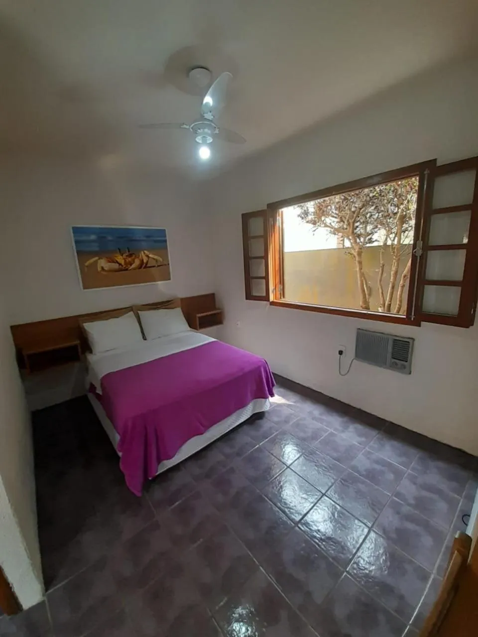 Bed in Pousada Água da Fonte