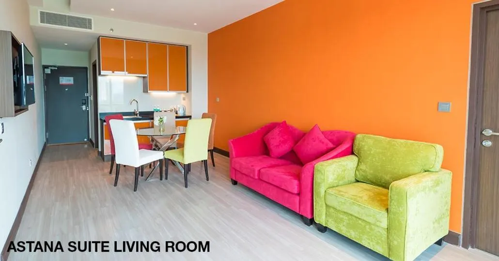 Living room in Astana Wing - Riverside Majestic Hotel