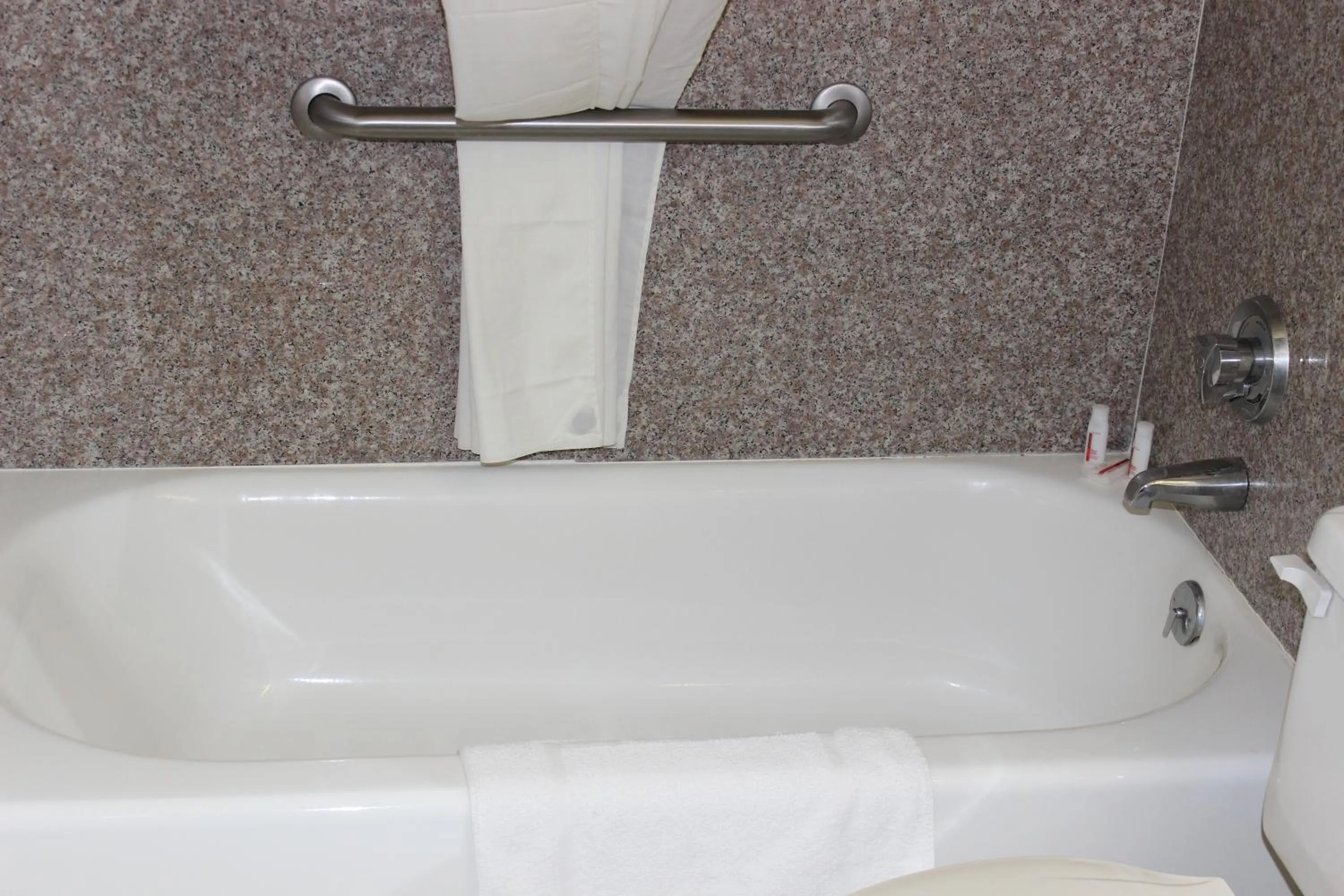 Bathroom in Super 8 by Wyndham Tuscaloosa