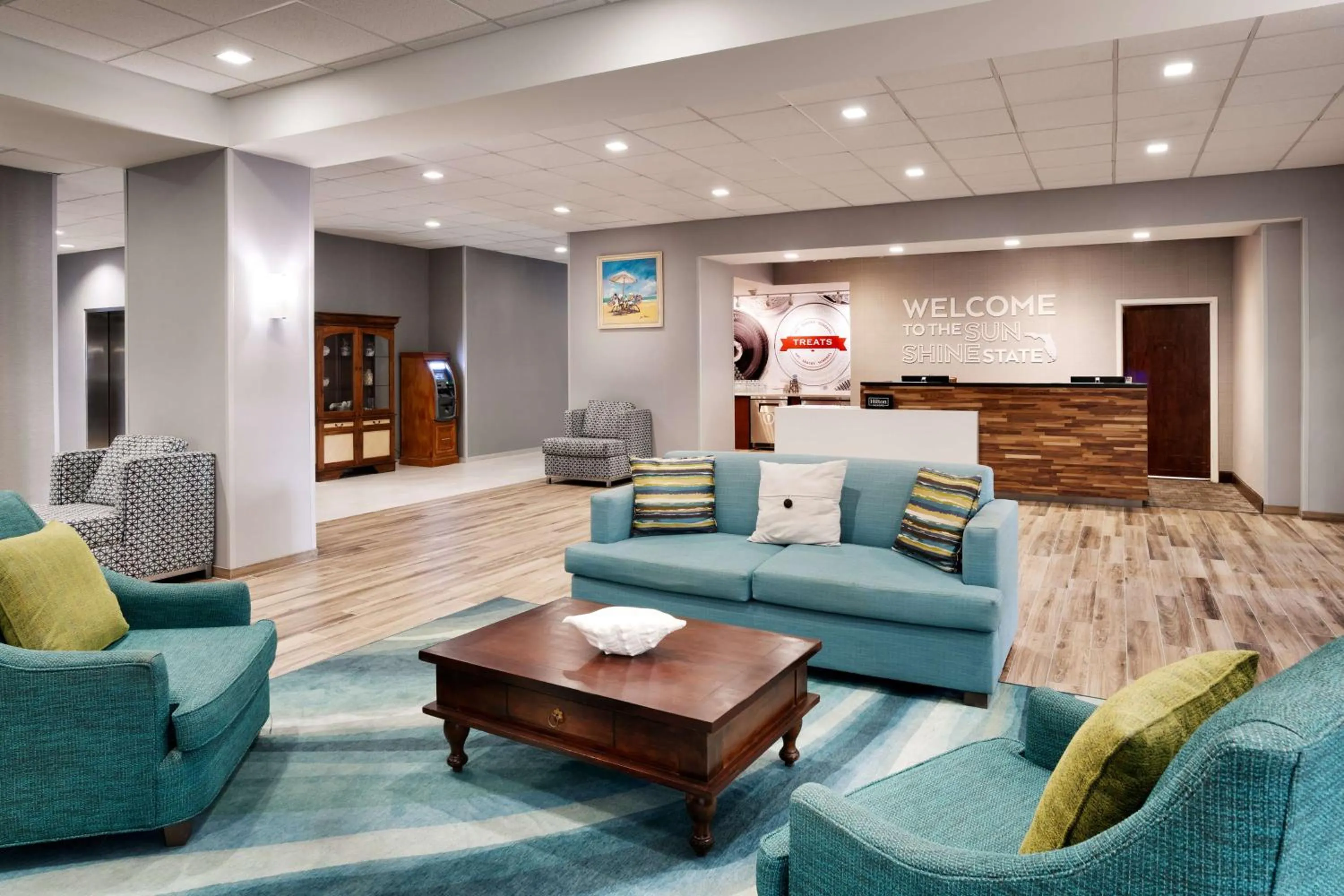 Lobby or reception in Hampton Inn New Smyrna Beach