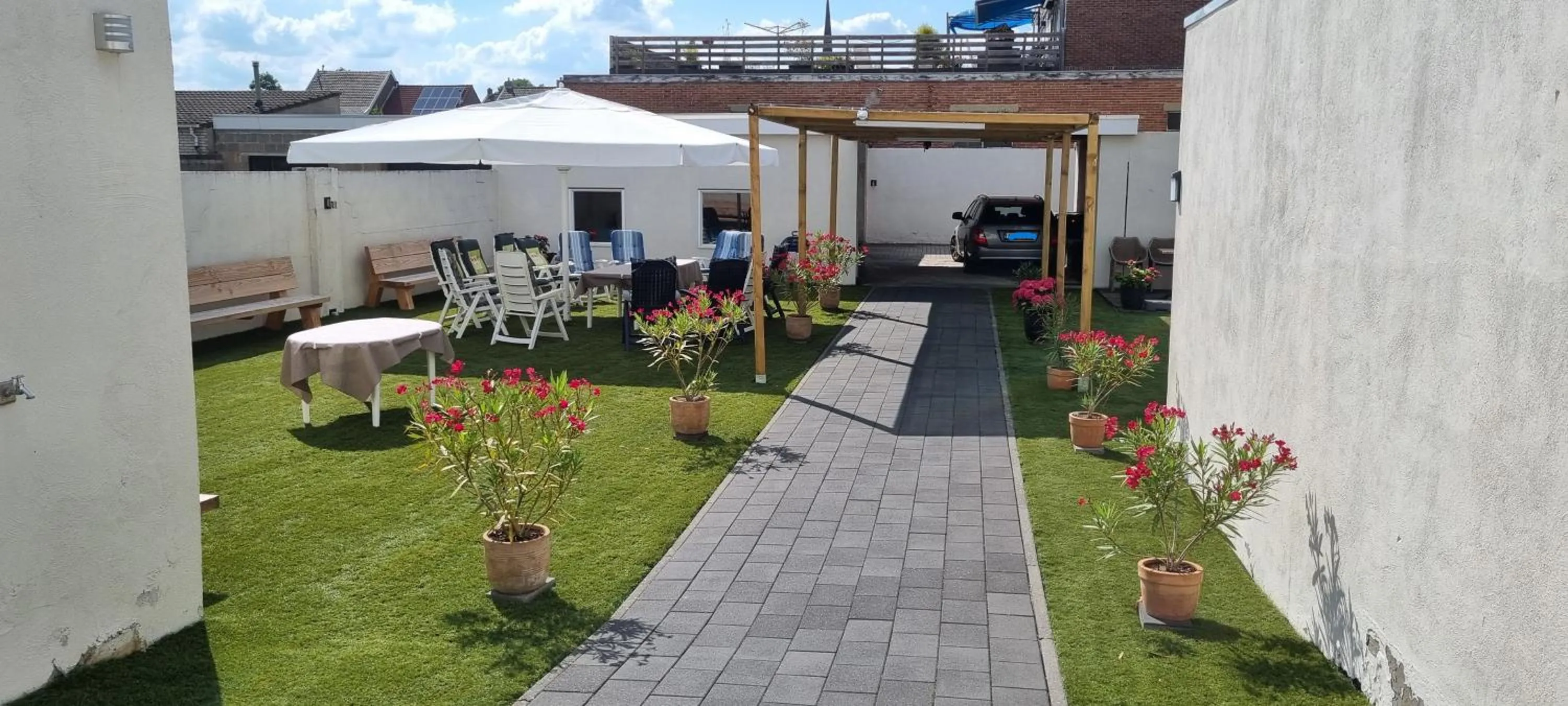 Garden in B&b Broodhuis Kerkrade