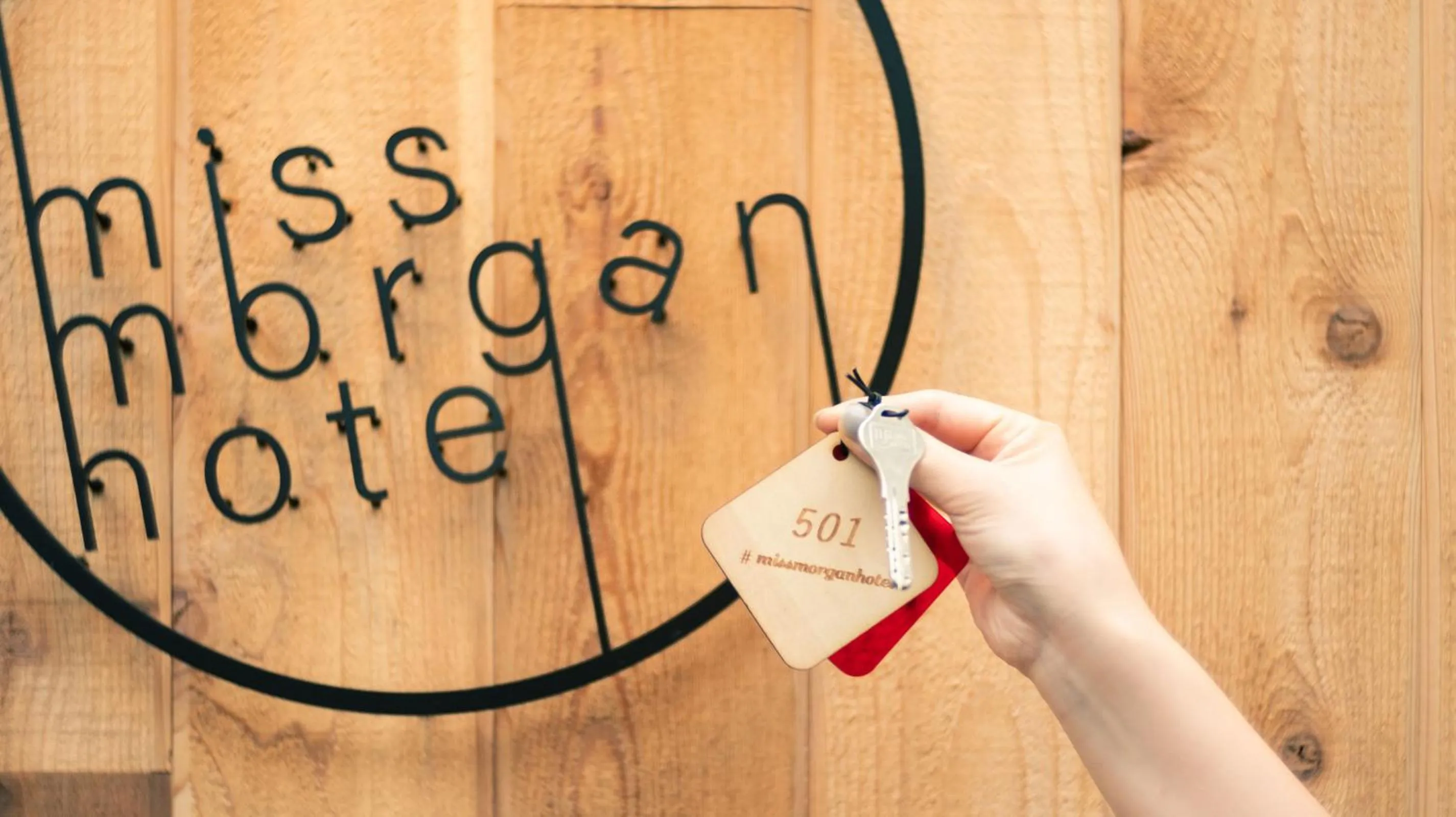 Property logo or sign in miss morgan hotel