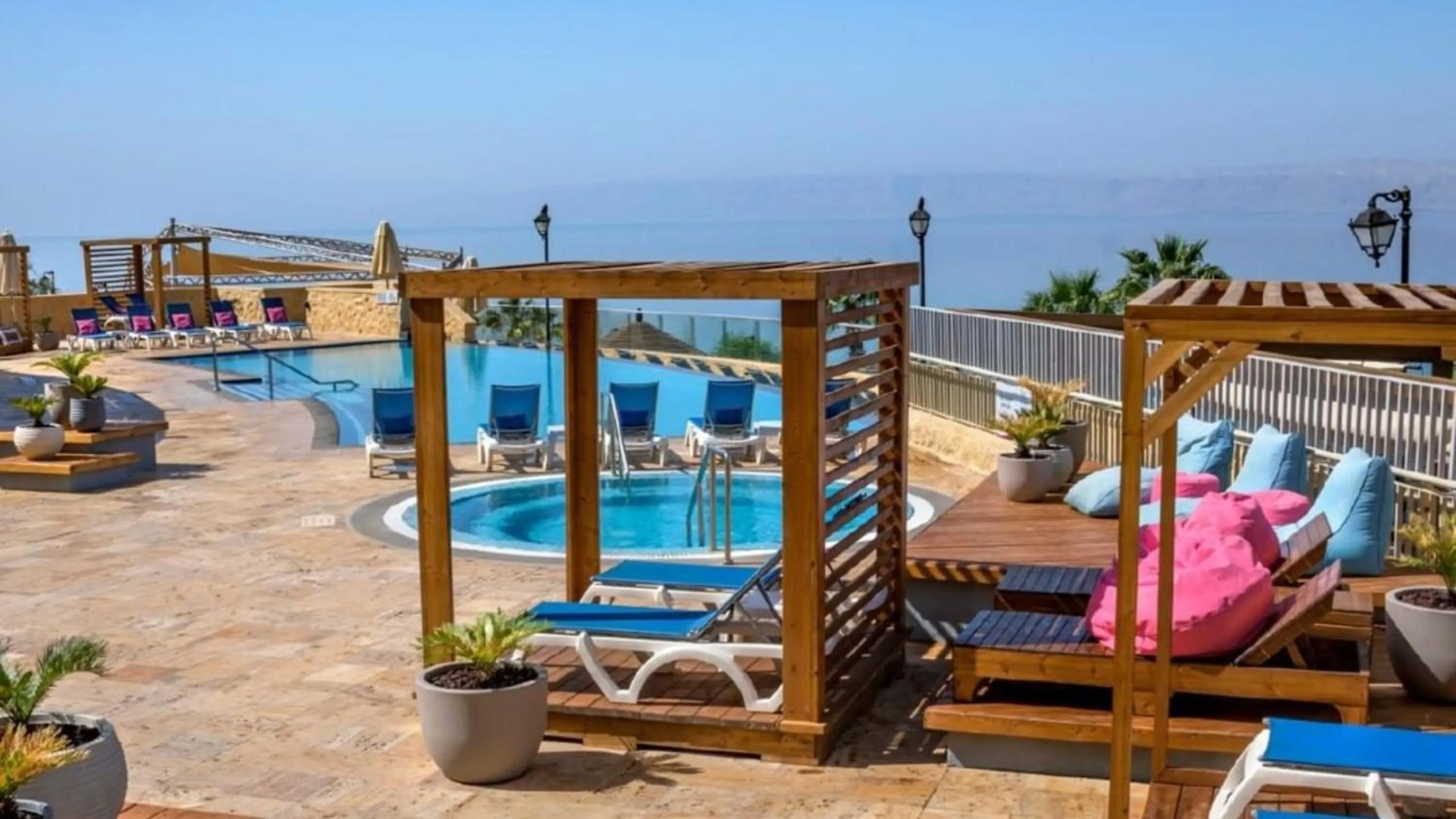 Swimming pool in Crowne Plaza Jordan Dead Sea Resort & Spa by IHG