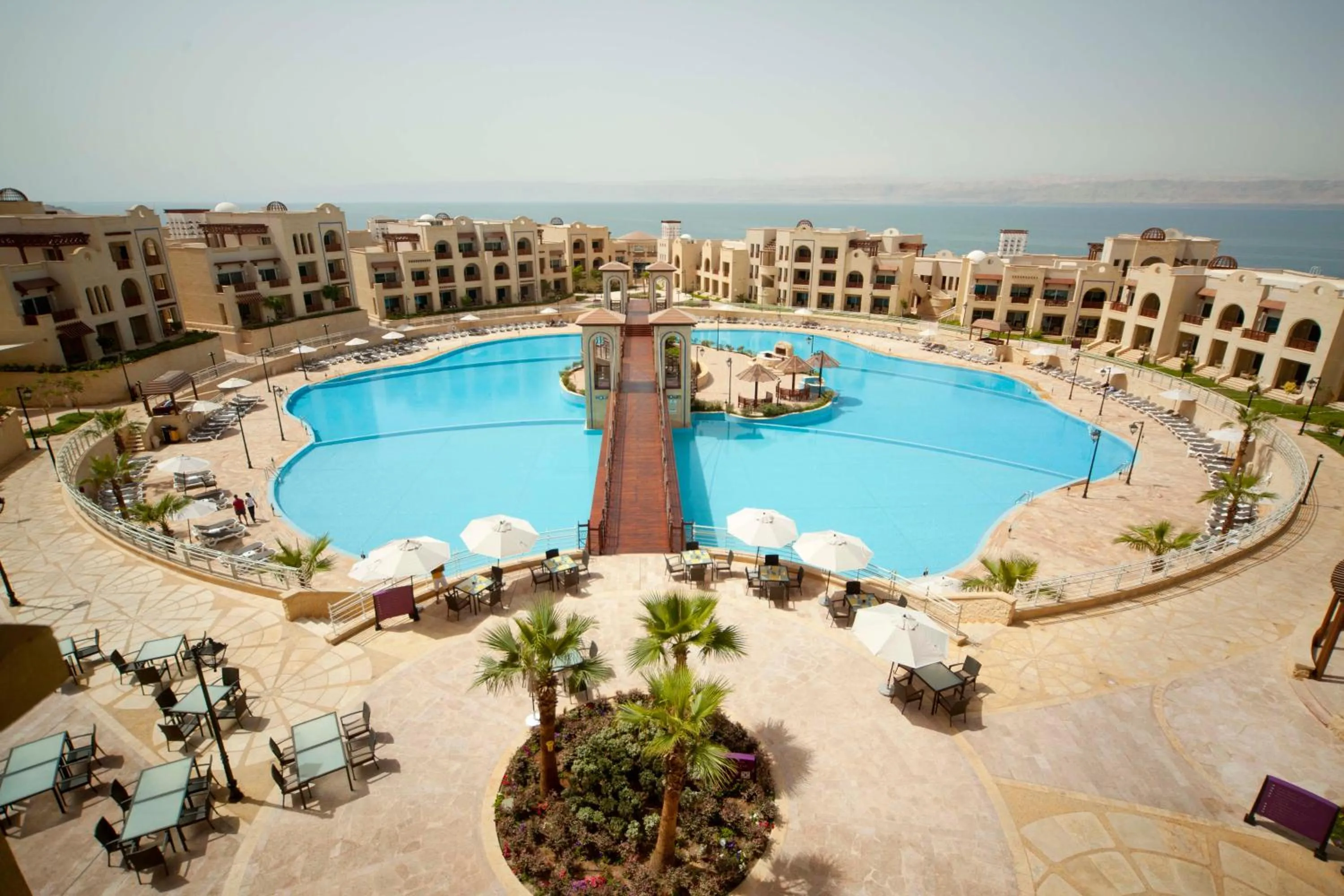 Swimming pool in Crowne Plaza Jordan Dead Sea Resort & Spa by IHG