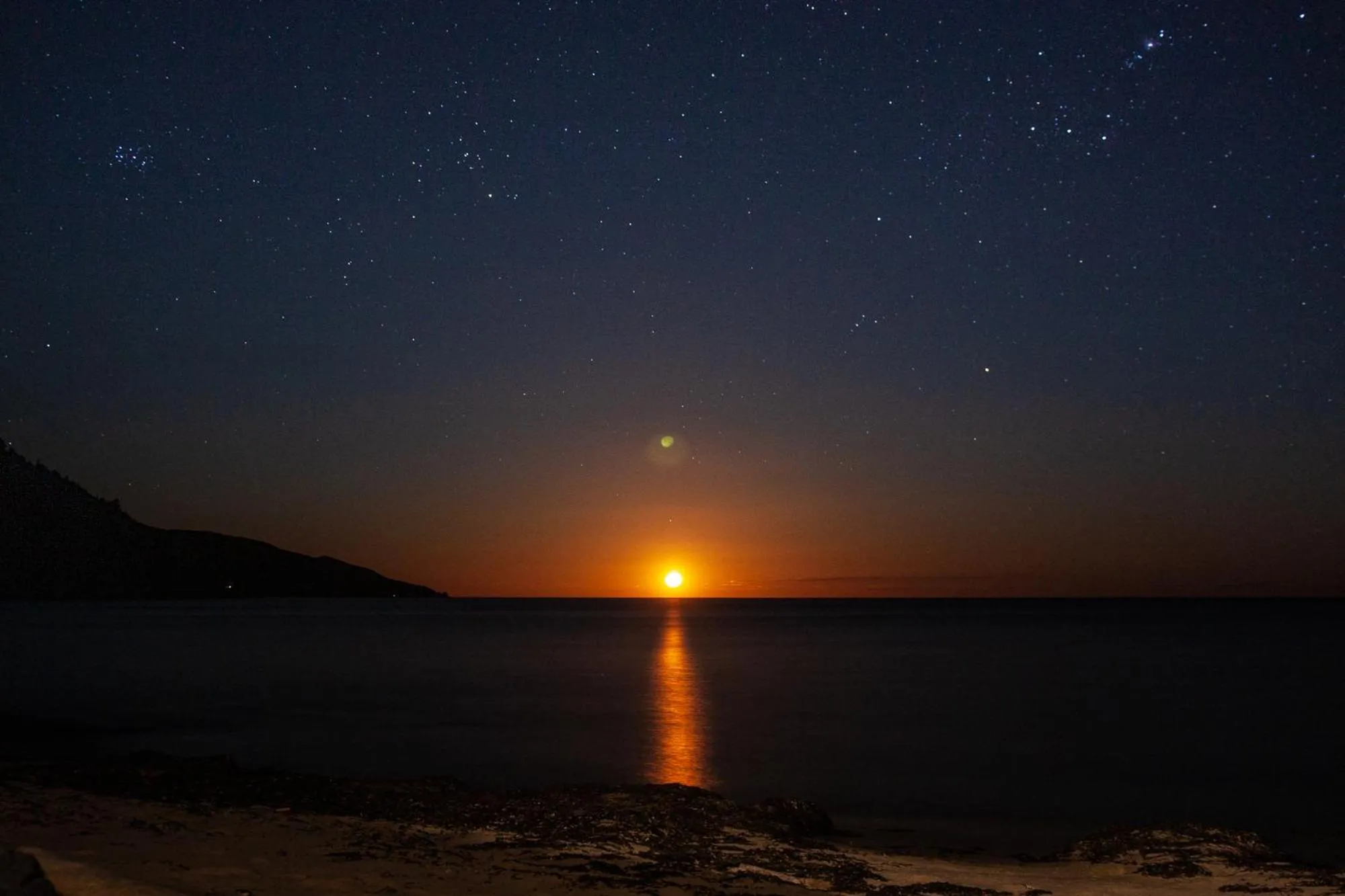 Night in Tatapouri Bay