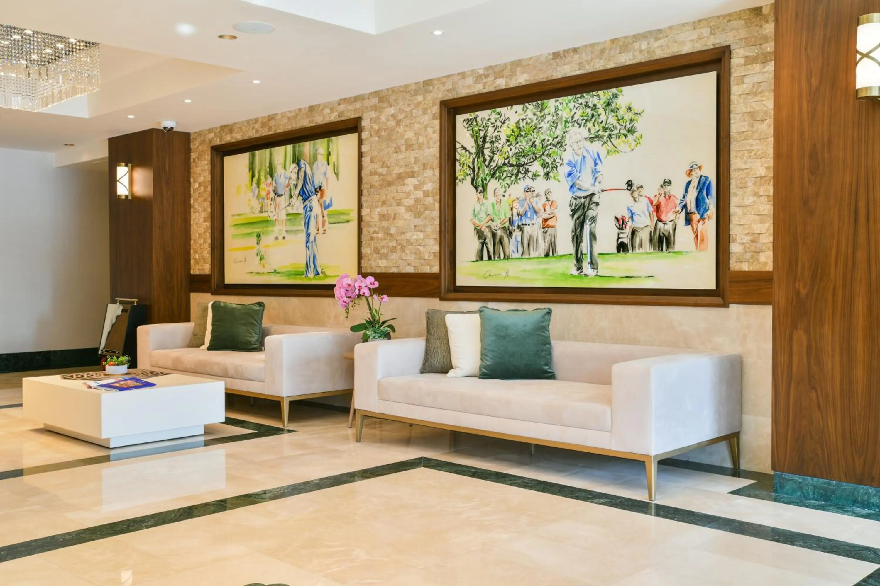 Living room in Dreamland Golf Hotel Baku