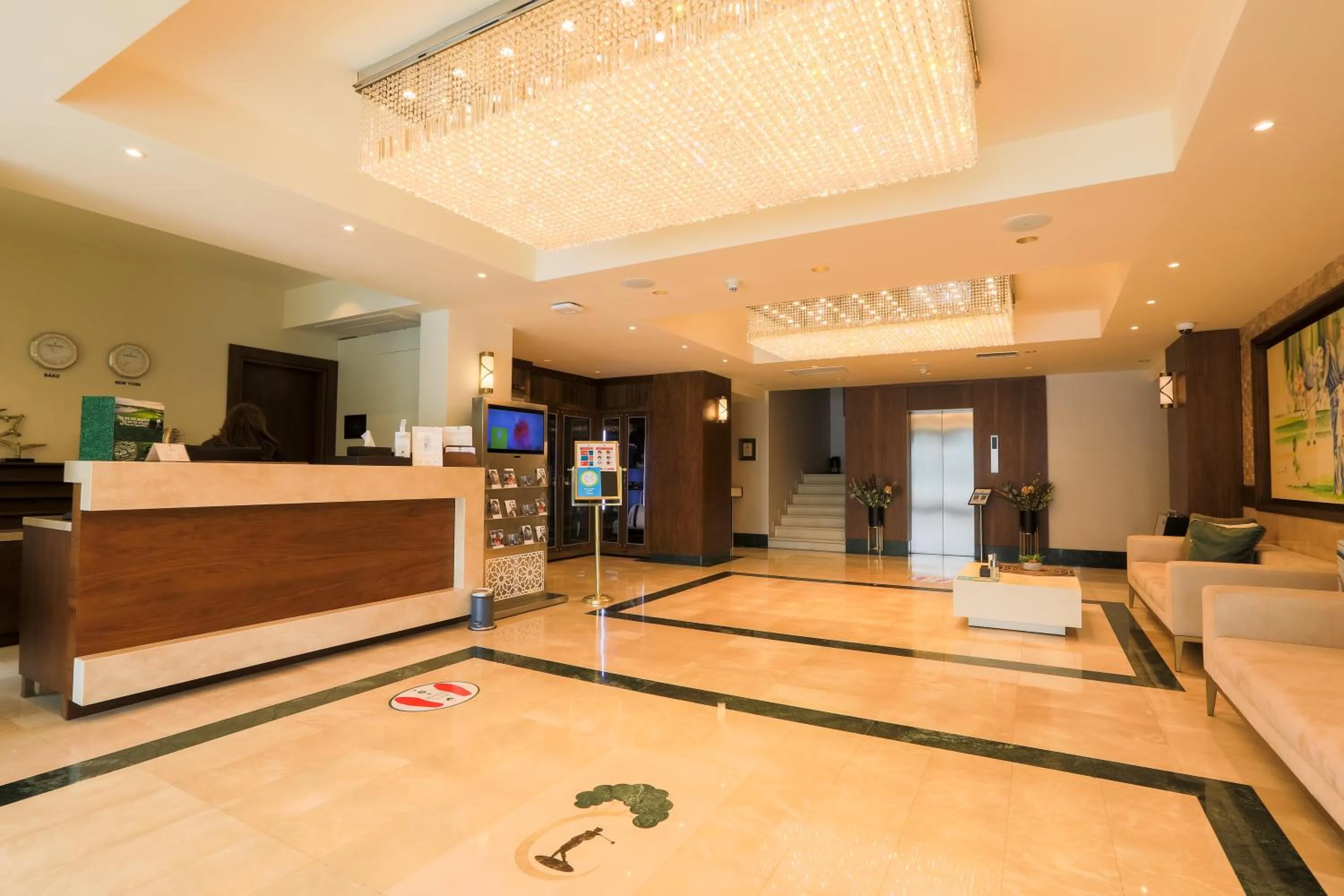 Lobby or reception in Dreamland Golf Hotel Baku