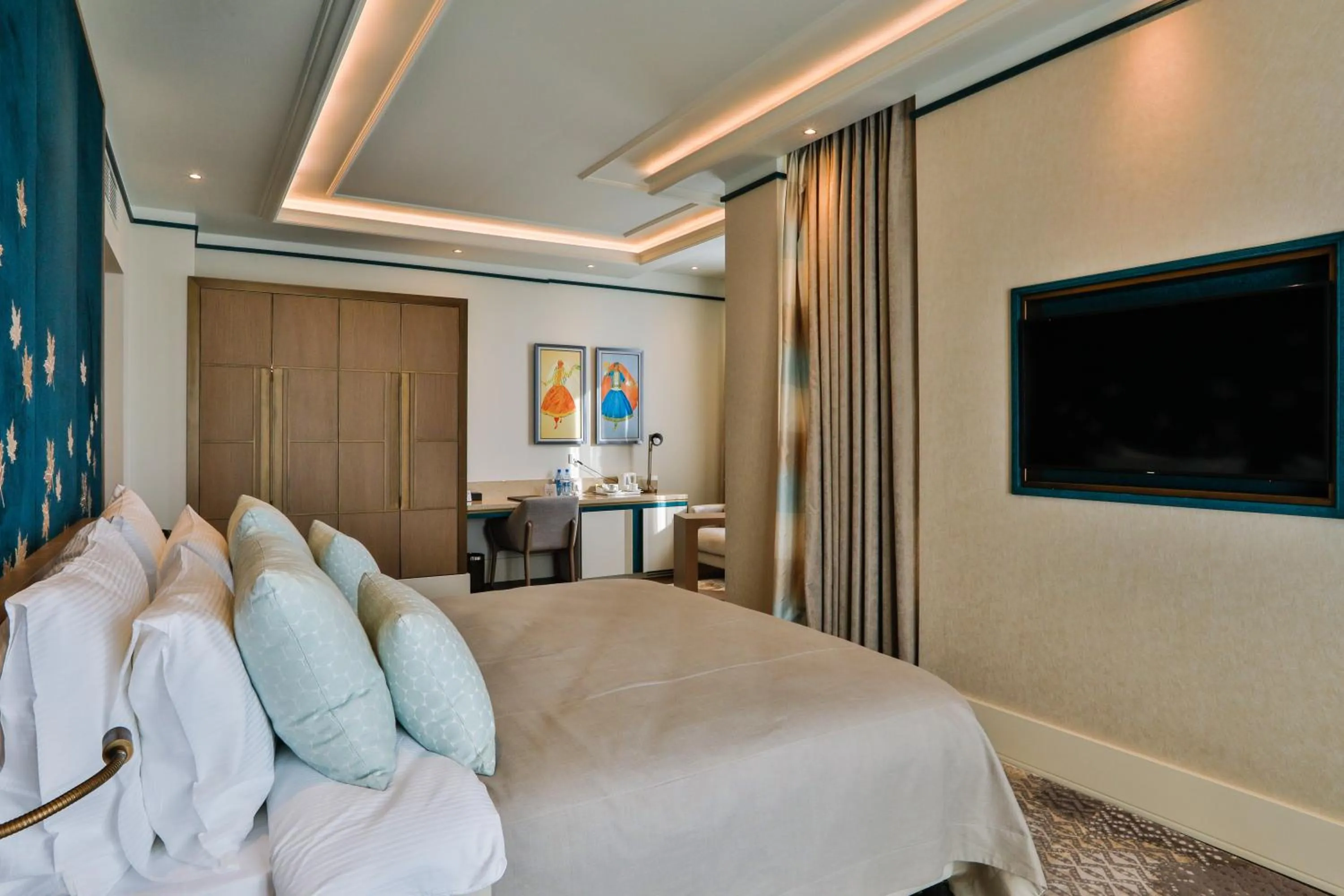 Bed in Dreamland Golf Hotel Baku