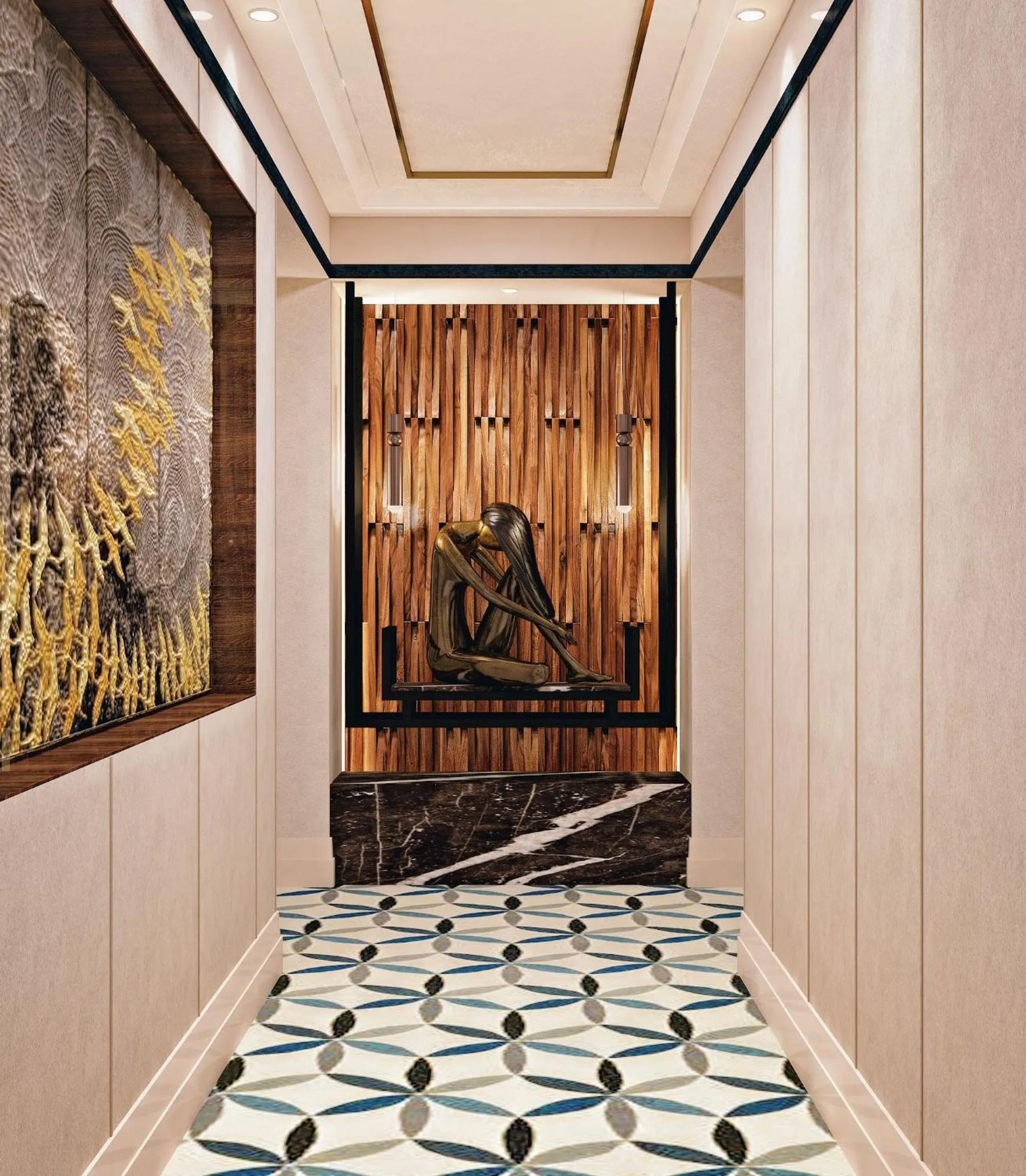 Floor plan in Dreamland Golf Hotel Baku