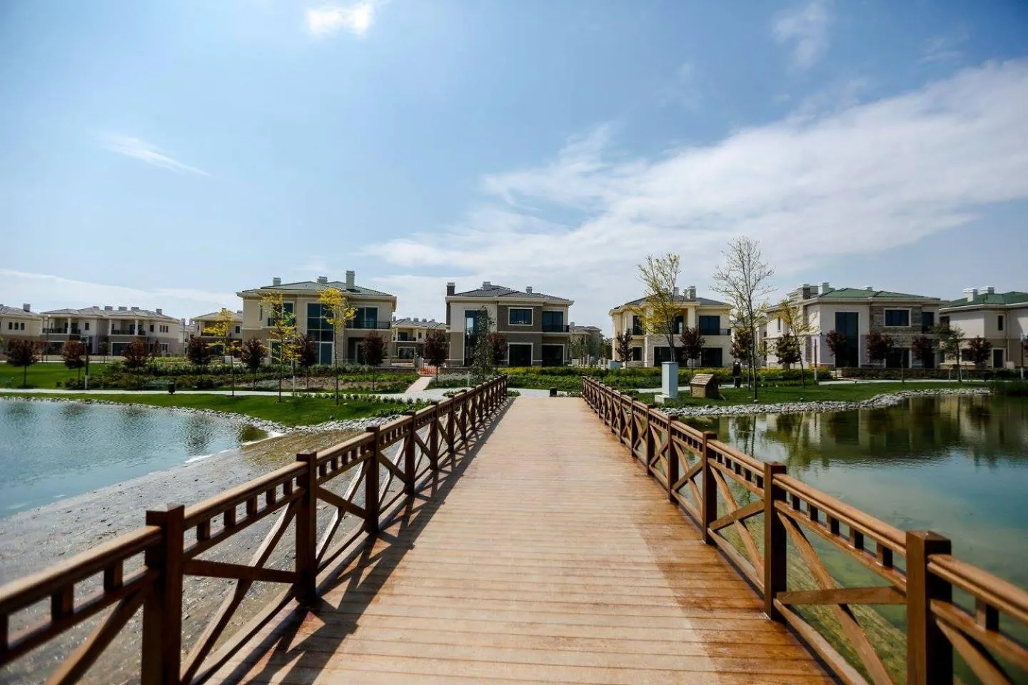 Lake view in Dreamland Golf Hotel Baku