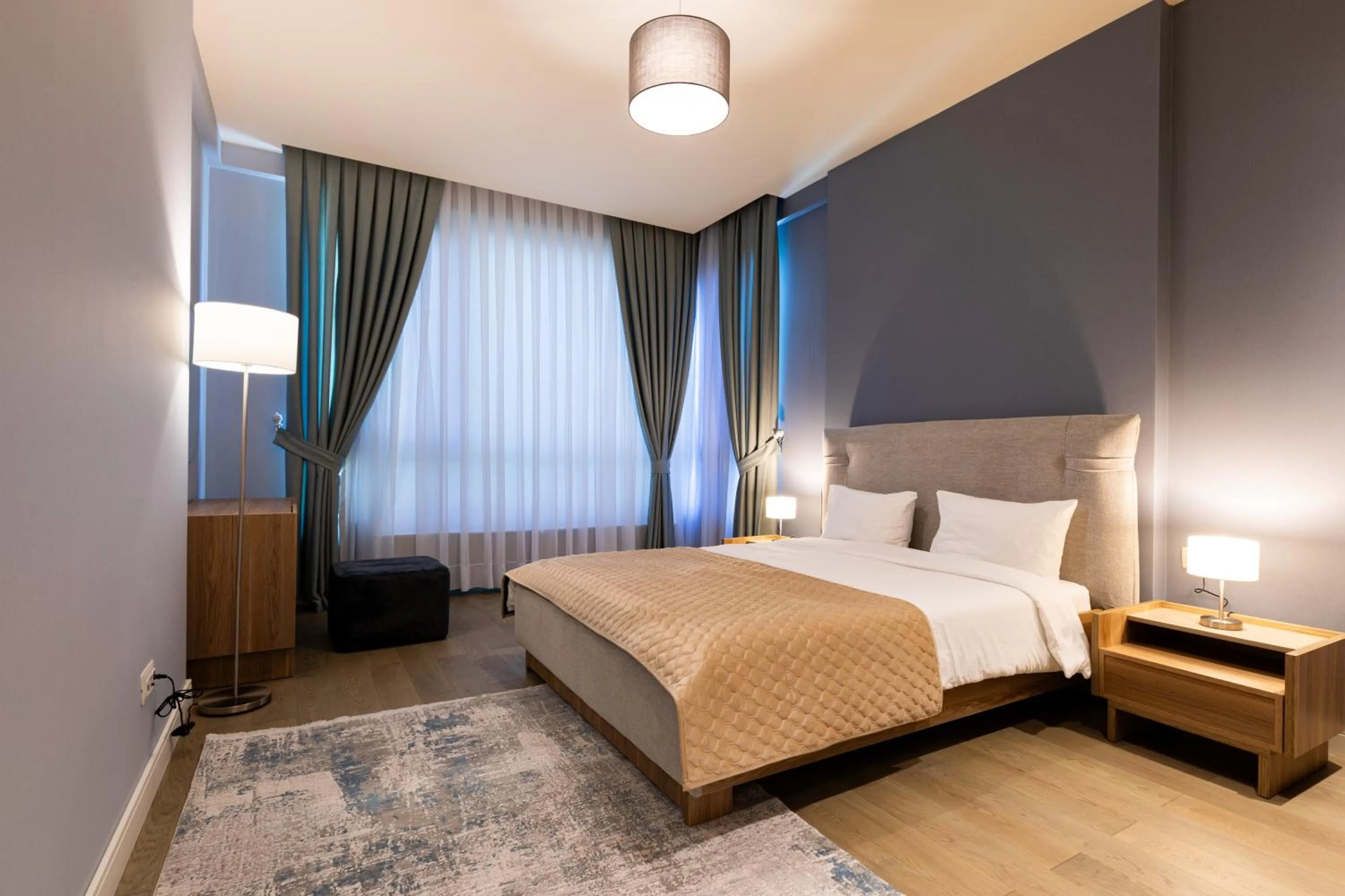 Bed in Dreamland Golf Hotel Baku