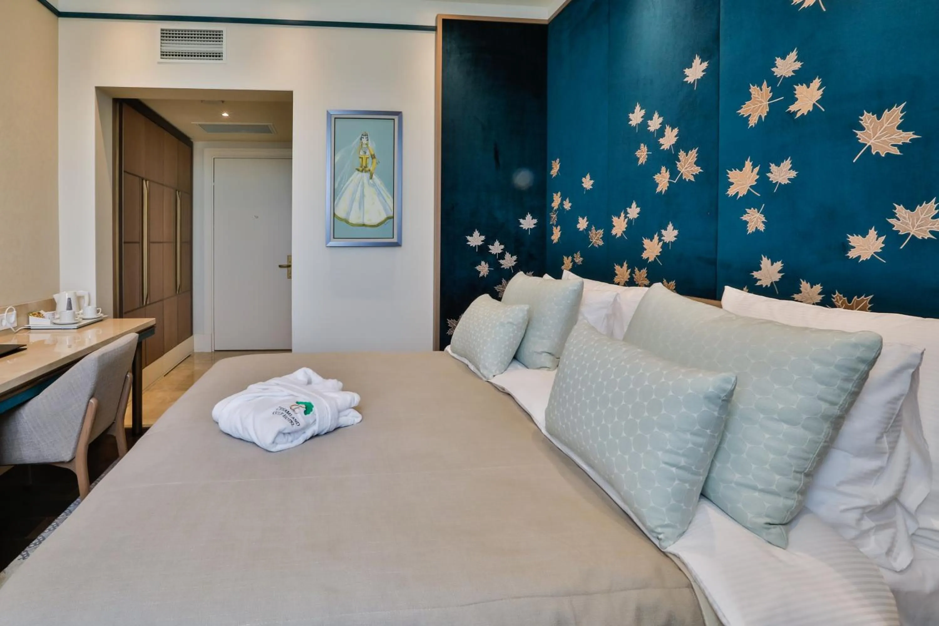 Bed in Dreamland Golf Hotel Baku