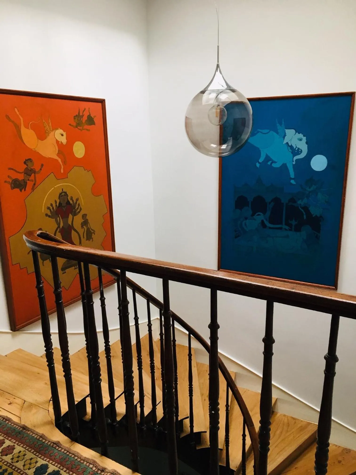 Lobby or reception in LES CHAMBRES D'HOTES DU PALAIS